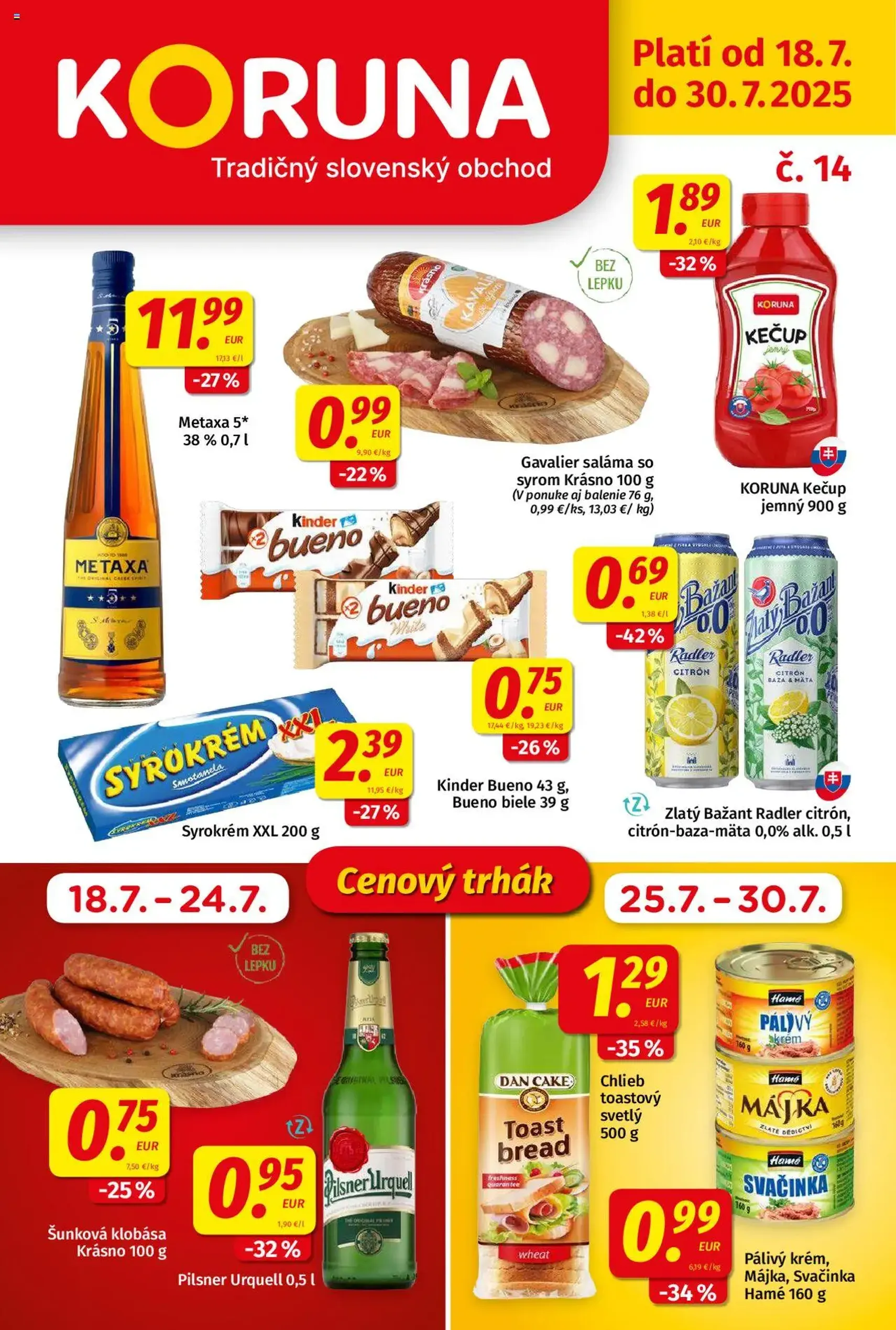 Koruna leták - platný leták od 18.07.2025 strana 1 z 24