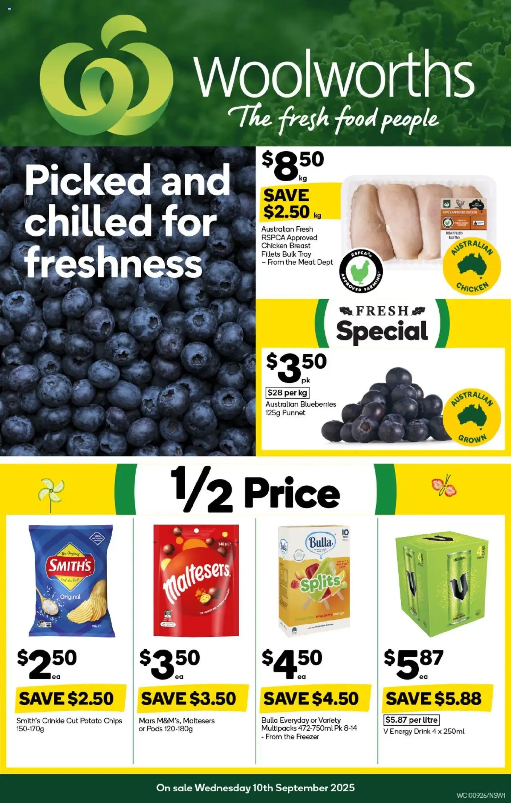 Weekly catalogue Woolworths NSW 10/09 - valid flyer from 10/09/2025, page 1 of 44