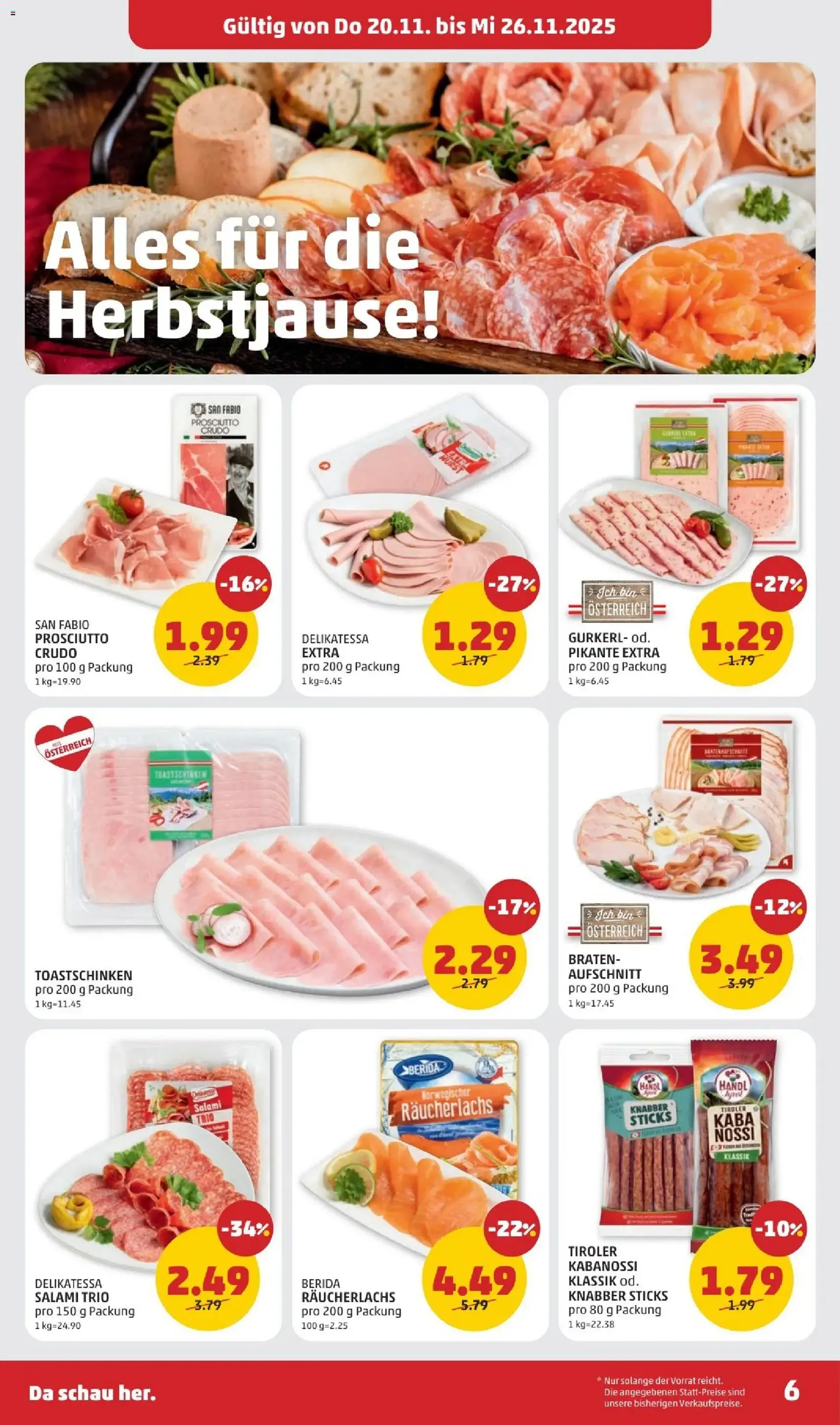 Penny Markt Flugblatt - Gültiger Prospekt ab 20.11.2025, Seite 6 von insgesamt 32