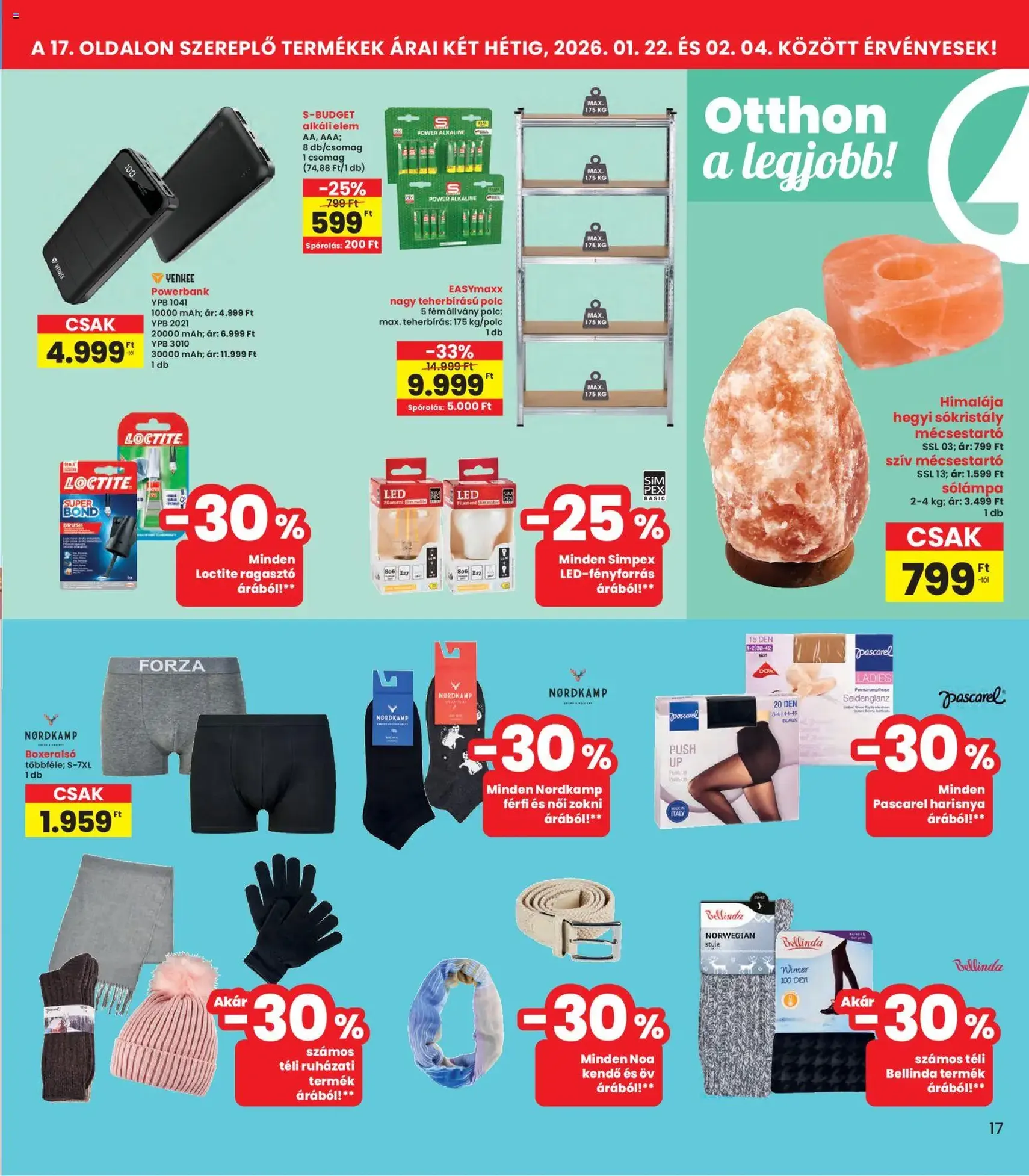 Interspar Akciós újság - 2026.01.22. érvényes szórólap 17 oldal 20 oldalból