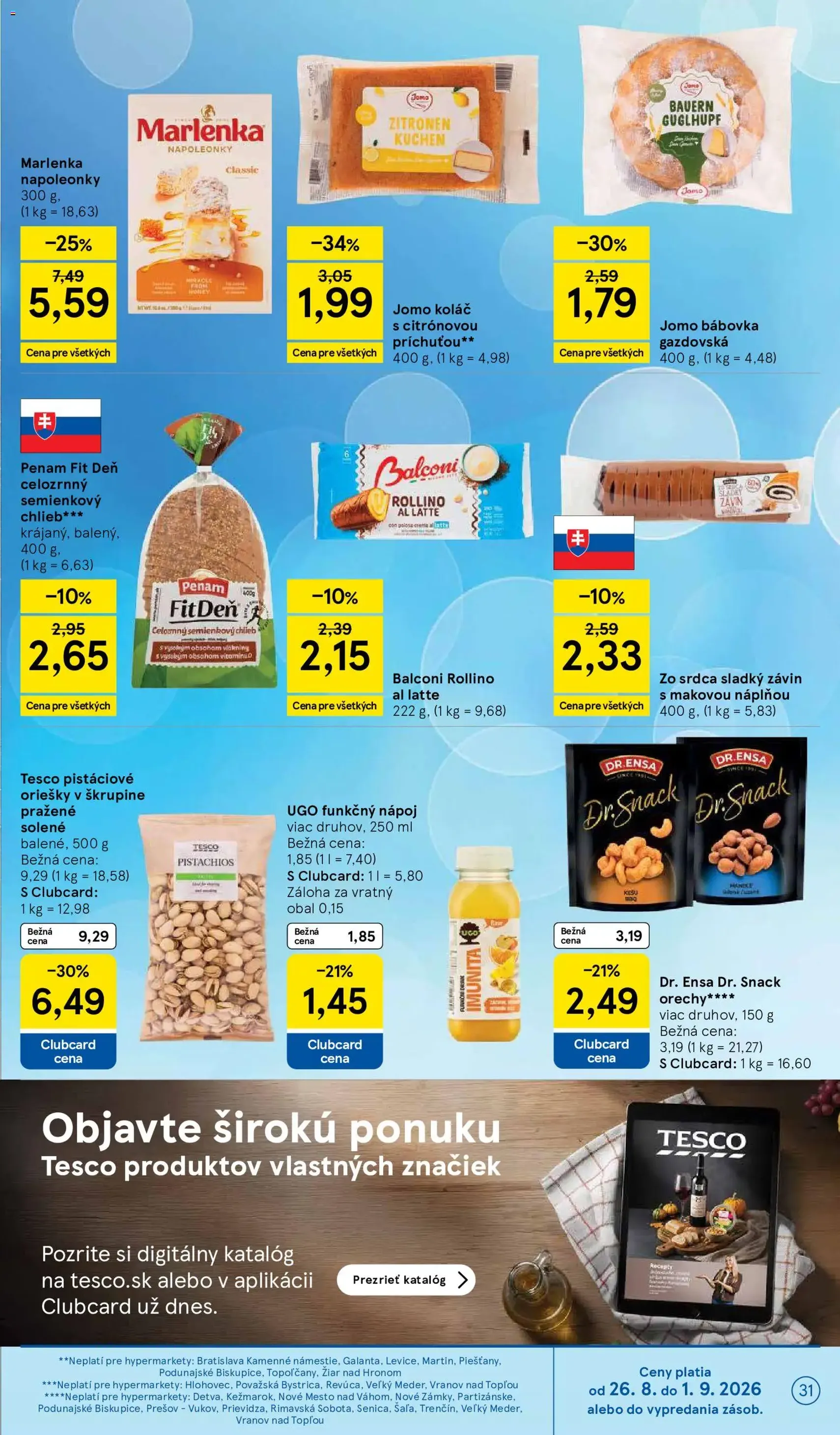Tesco Hypermarket - leták - platný leták od 26.08.2026 strana 31 z 58