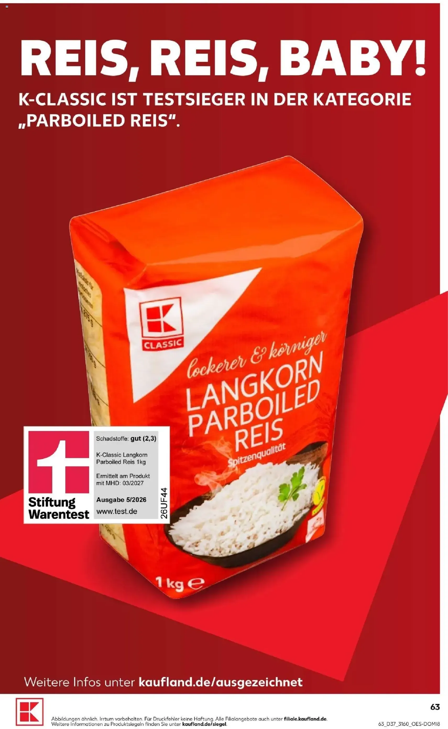 Kaufland Prospekt - Gültiger Prospekt ab 10.09.2026, Seite 63 von insgesamt 66