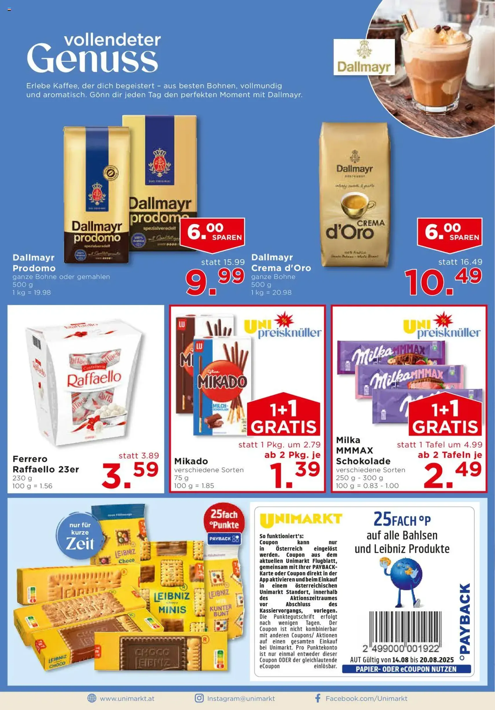 Unimarkt Nord - Gültiger Prospekt ab 13.08.2025, Seite 12 von insgesamt 16