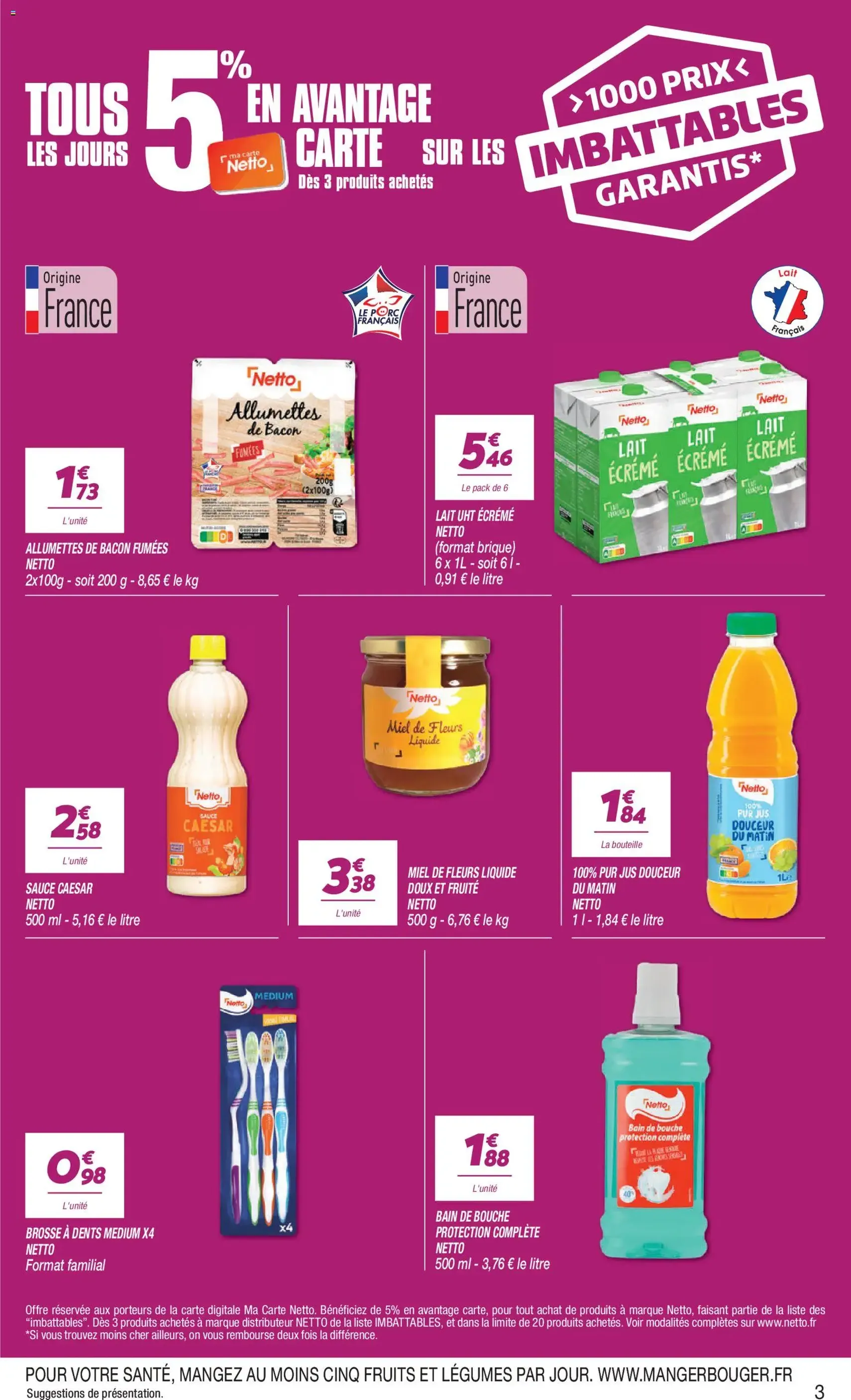 Netto catalogue - brochure valable à partir du 25/08/2026, page 3 sur 24