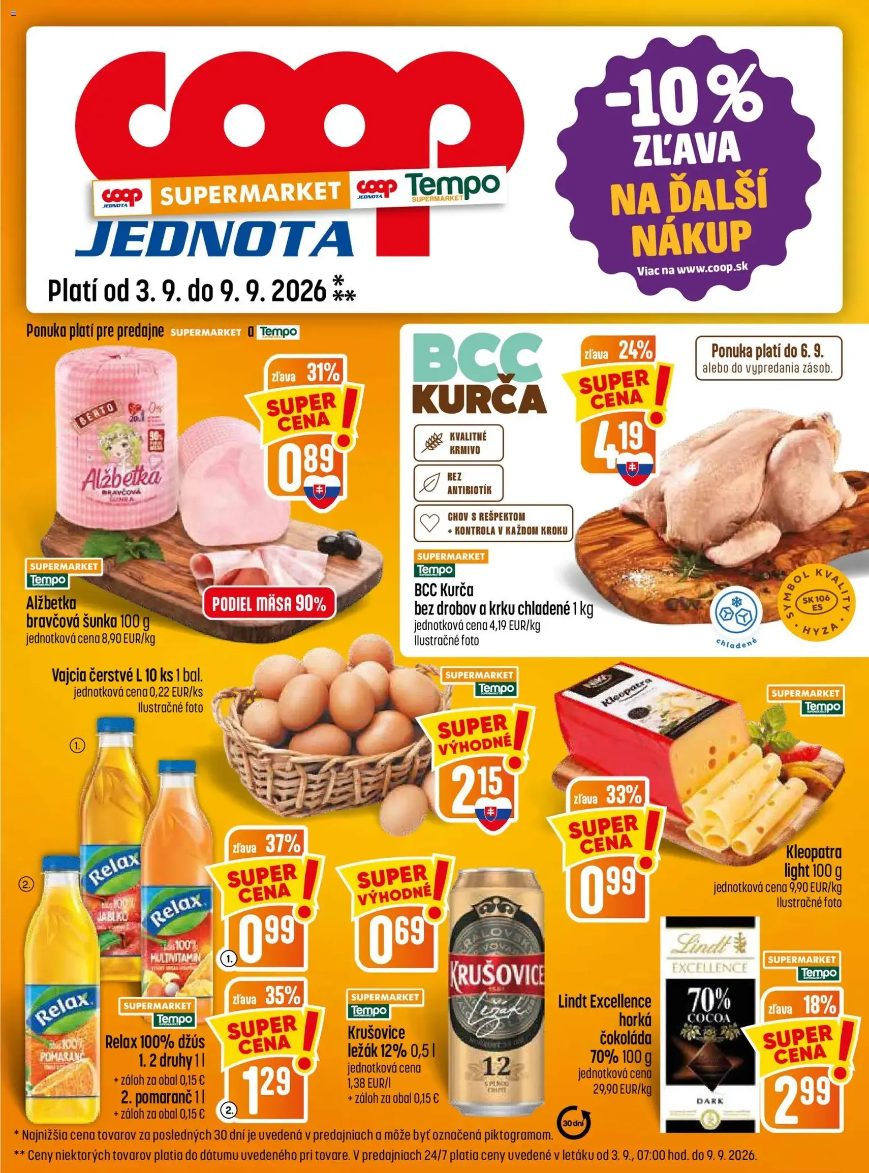 COOP Jednota leták - platný leták od 03.09.2026 strana 17 z 32