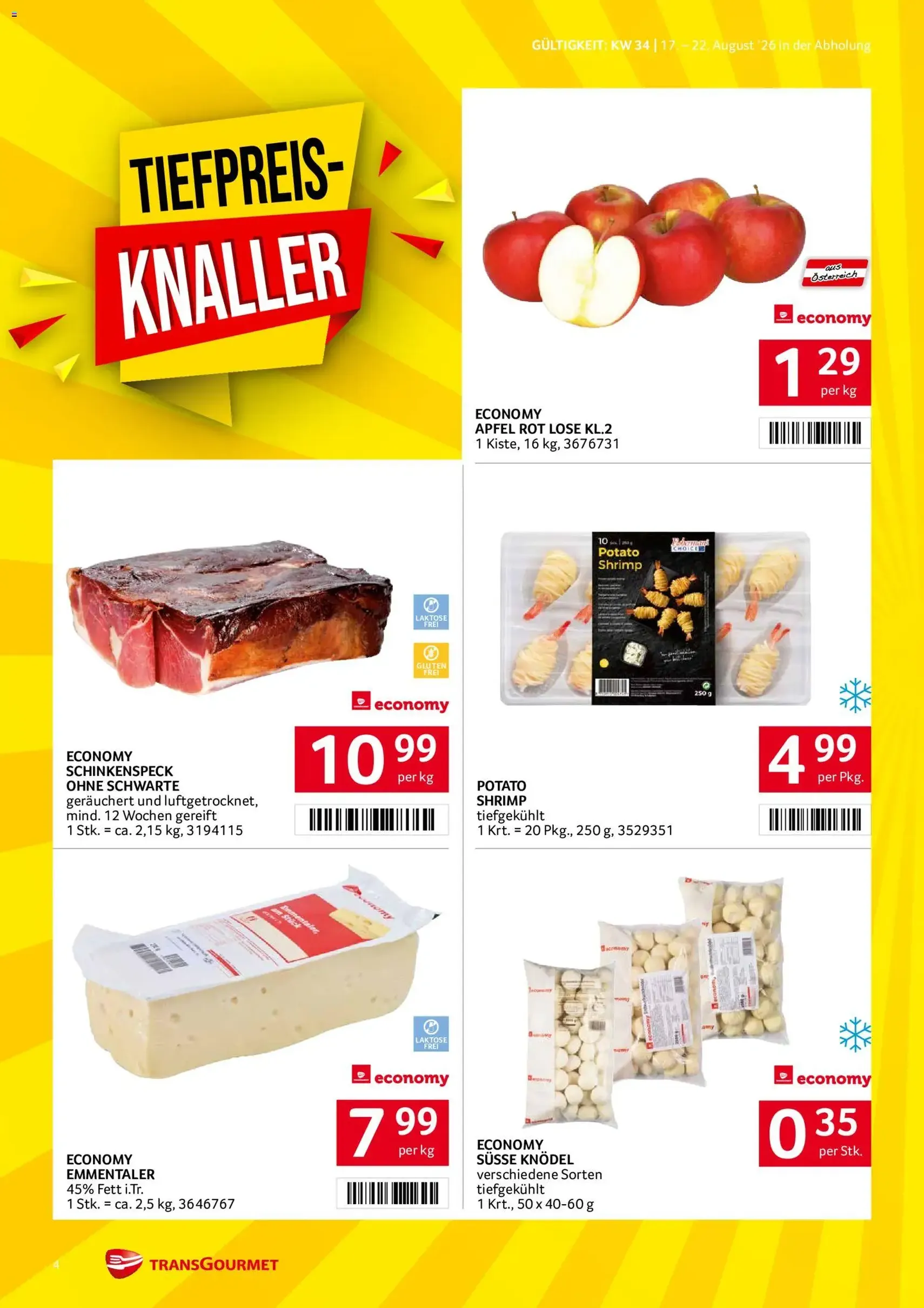 Transgourmet Flugblatt - Gültiger Prospekt ab 17.08.2026, Seite 4 von insgesamt 27