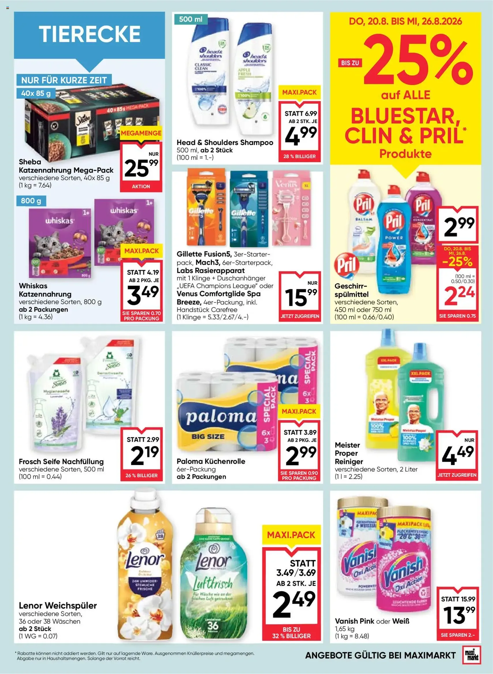 Maximarkt Flugblatt - Gültiger Prospekt ab 20.08.2026, Seite 15 von insgesamt 24