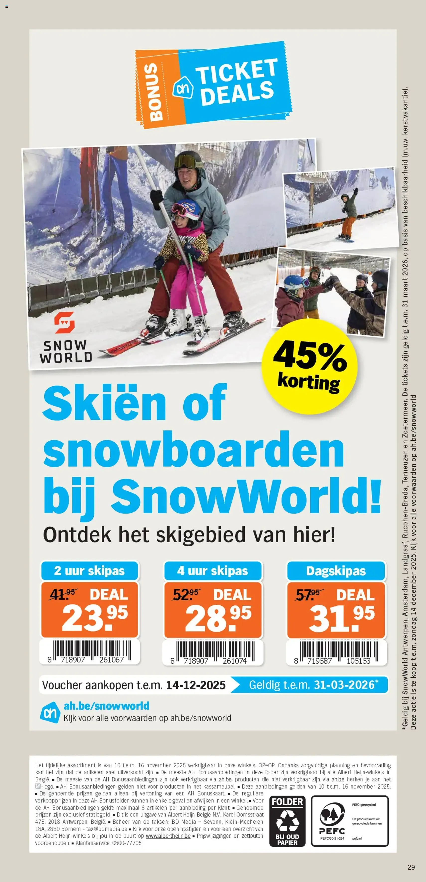 Albert Heijn folder week / de la semaine 46 - geldige folder vanaf 10/11/2025 pagina 29 van 30