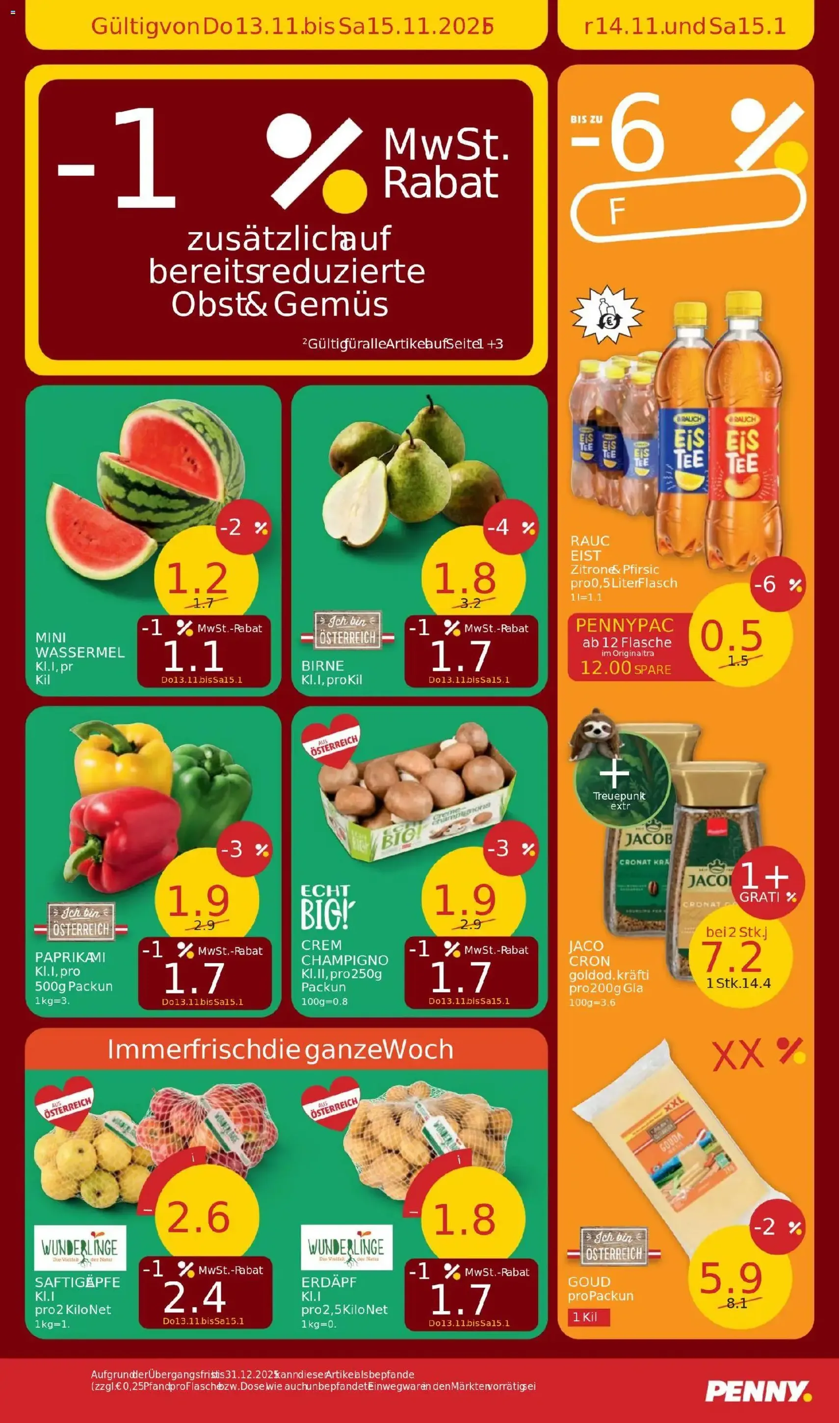 Penny Markt Flugblatt - Gültiger Prospekt ab 13.11.2025, Seite 3 von insgesamt 28