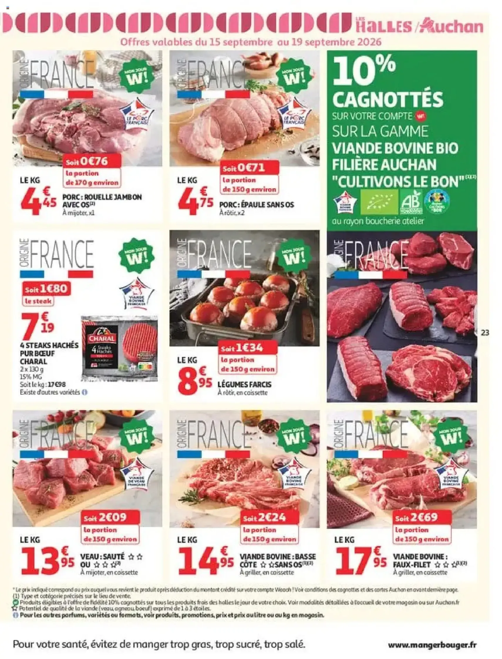 Auchan catalogue - brochure valable à partir du 15/09/2026, page 23 sur 60
