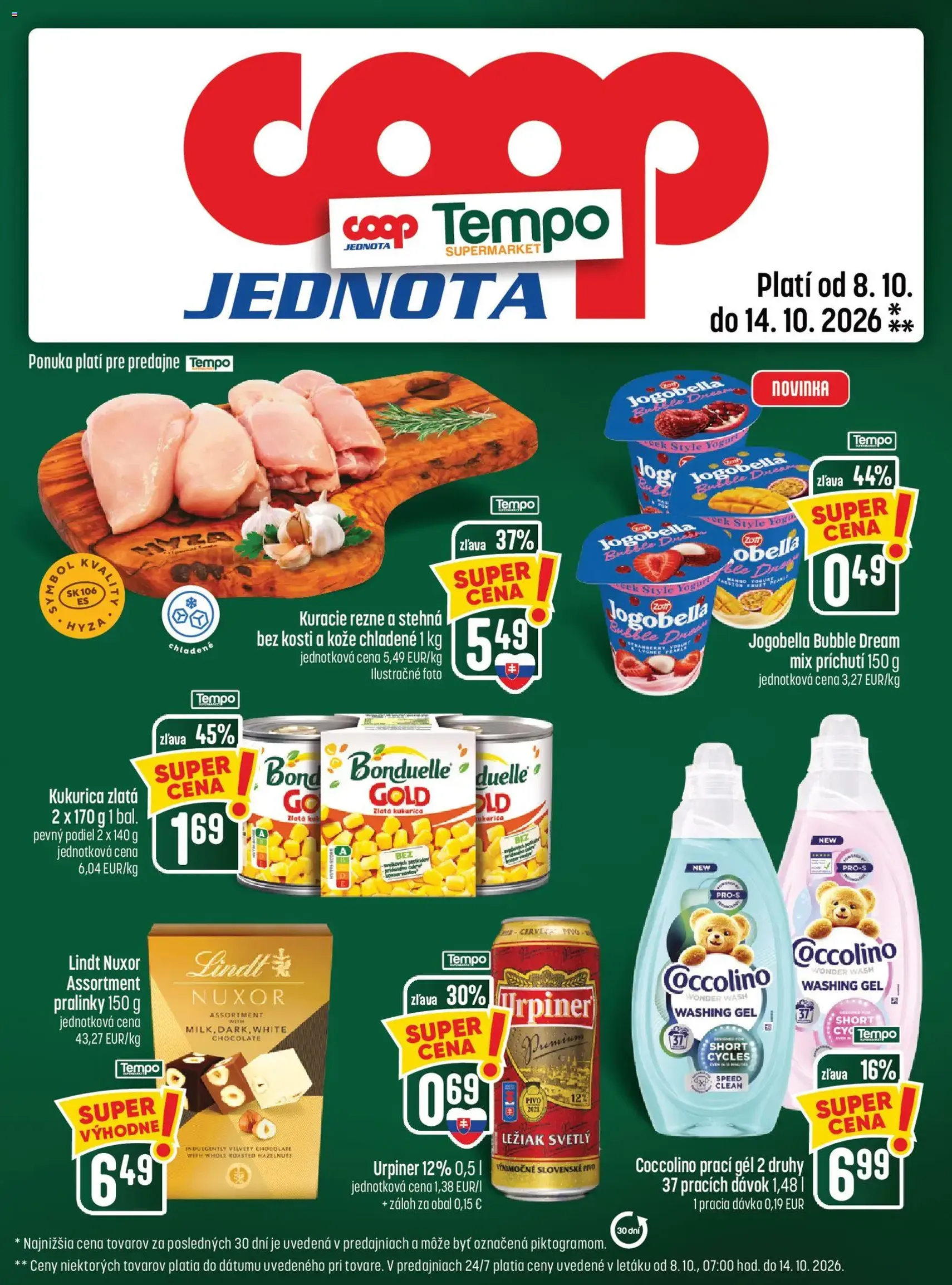 COOP Jednota leták - platný leták od 08.10.2026 strana 25 z 28