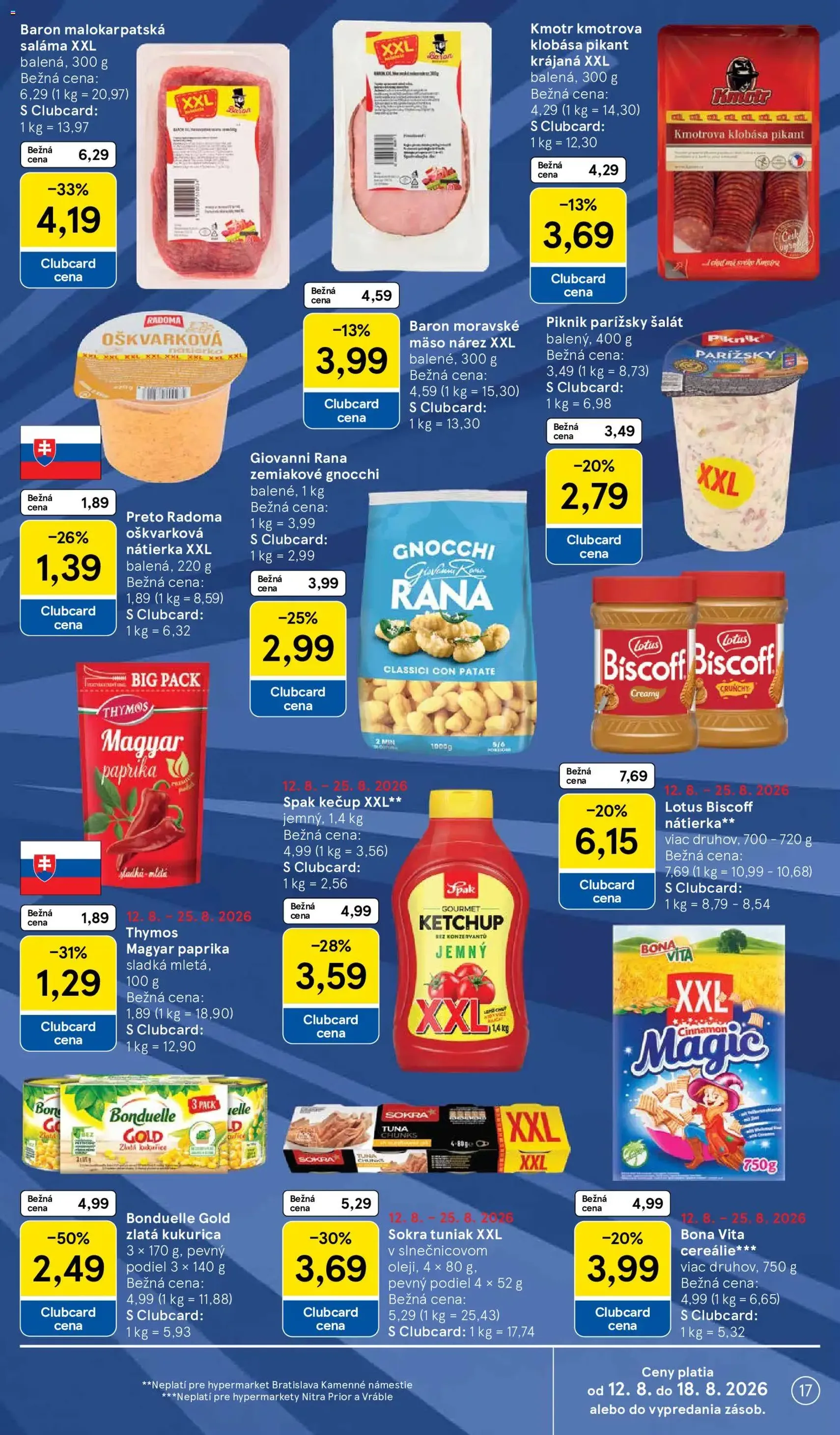 Tesco Hypermarket - leták - platný leták od 12.08.2026 strana 17 z 54