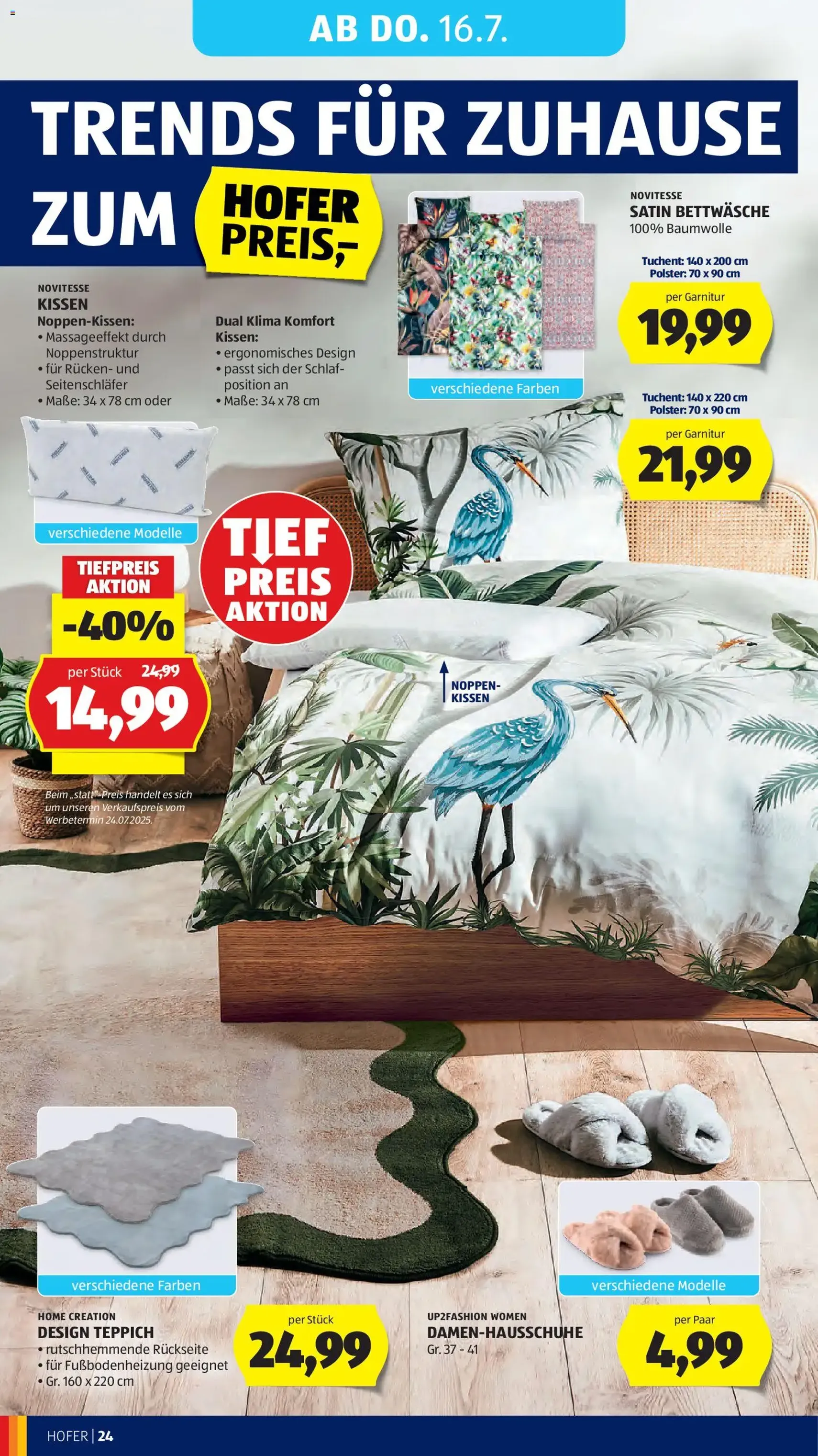 Hofer Flugblatt - Gültiger Prospekt ab 10.07.2026, Seite 32 von insgesamt 44