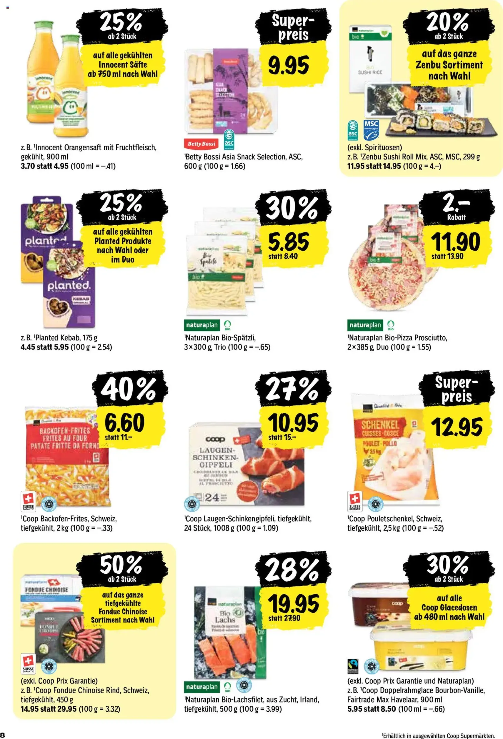 Coop aktionen - Gültiger Prospekt ab 22.10.2026, Seite 8 von insgesamt 28
