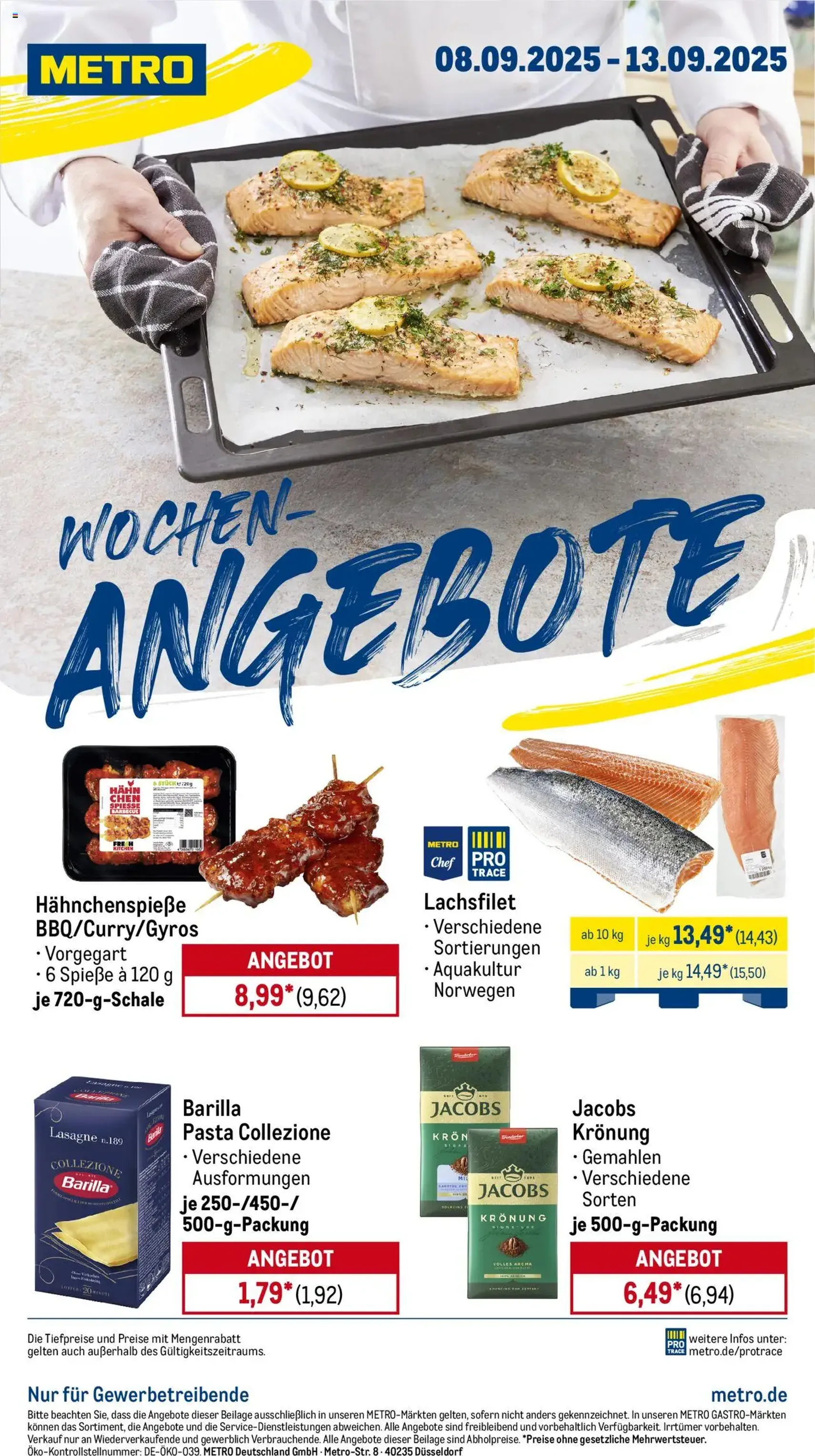 Metro Prospekt - Gültiger Prospekt ab 08.09.2025, Seite 1 von insgesamt 26 Metro Prospekt - Gültiger Prospekt ab 08.09.2025, Seite 1 von insgesamt 26