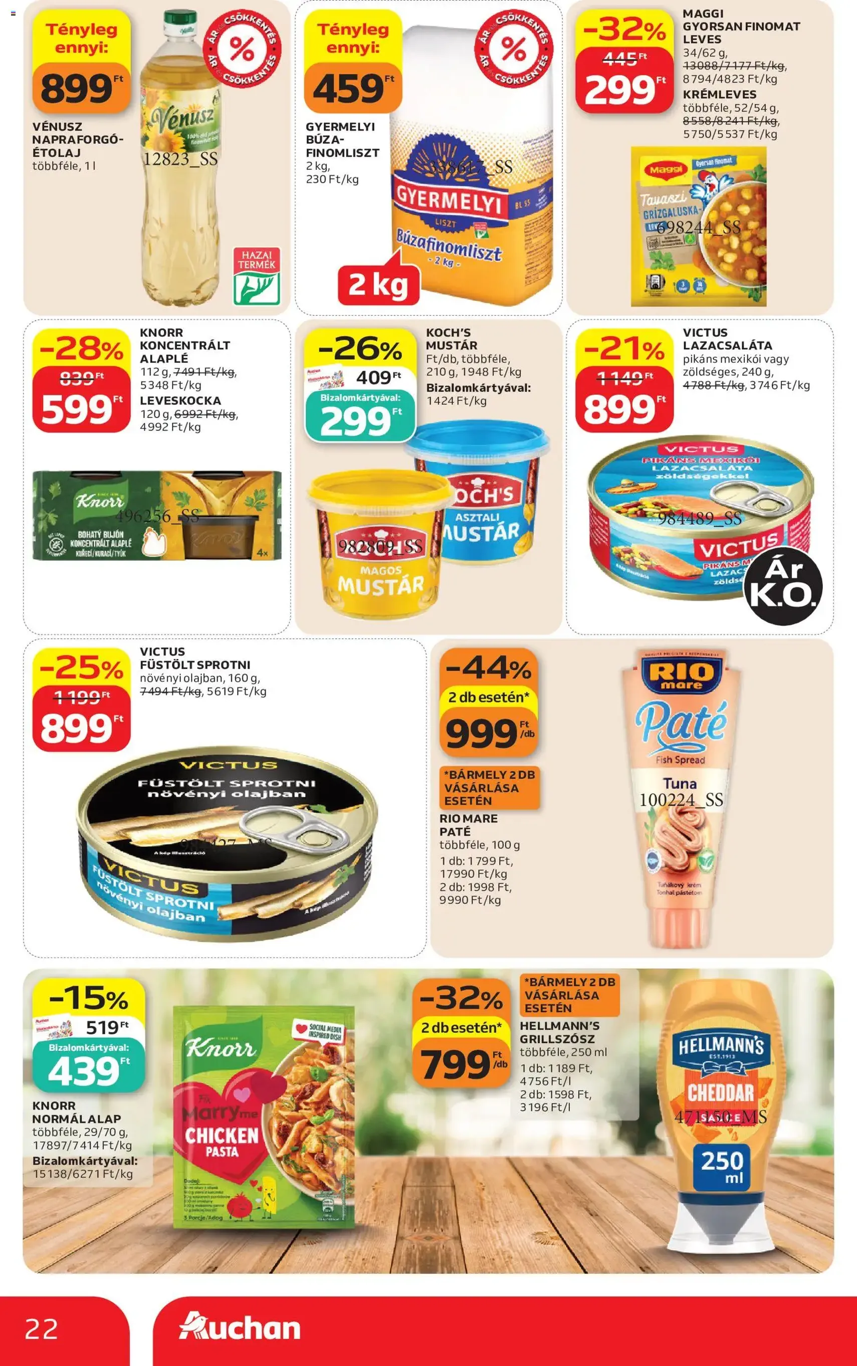 Auchan akciós újság - 2026.07.16. érvényes szórólap 22 oldal 56 oldalból