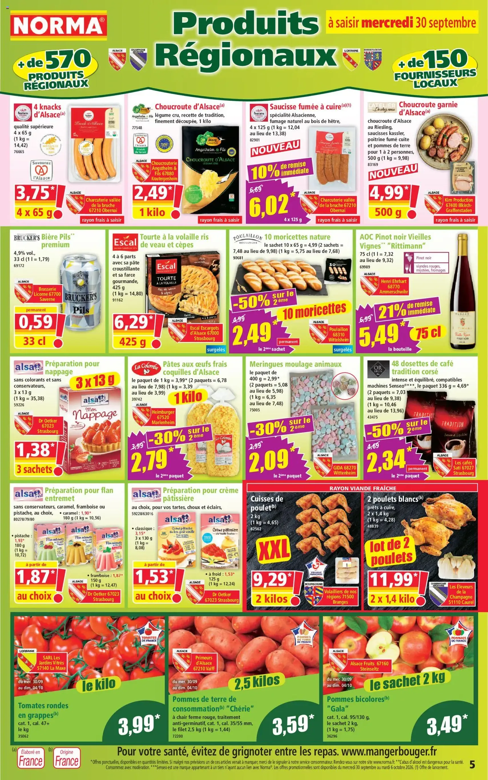 Norma catalogue - brochure valable à partir du 30/09/2026, page 5 sur 14