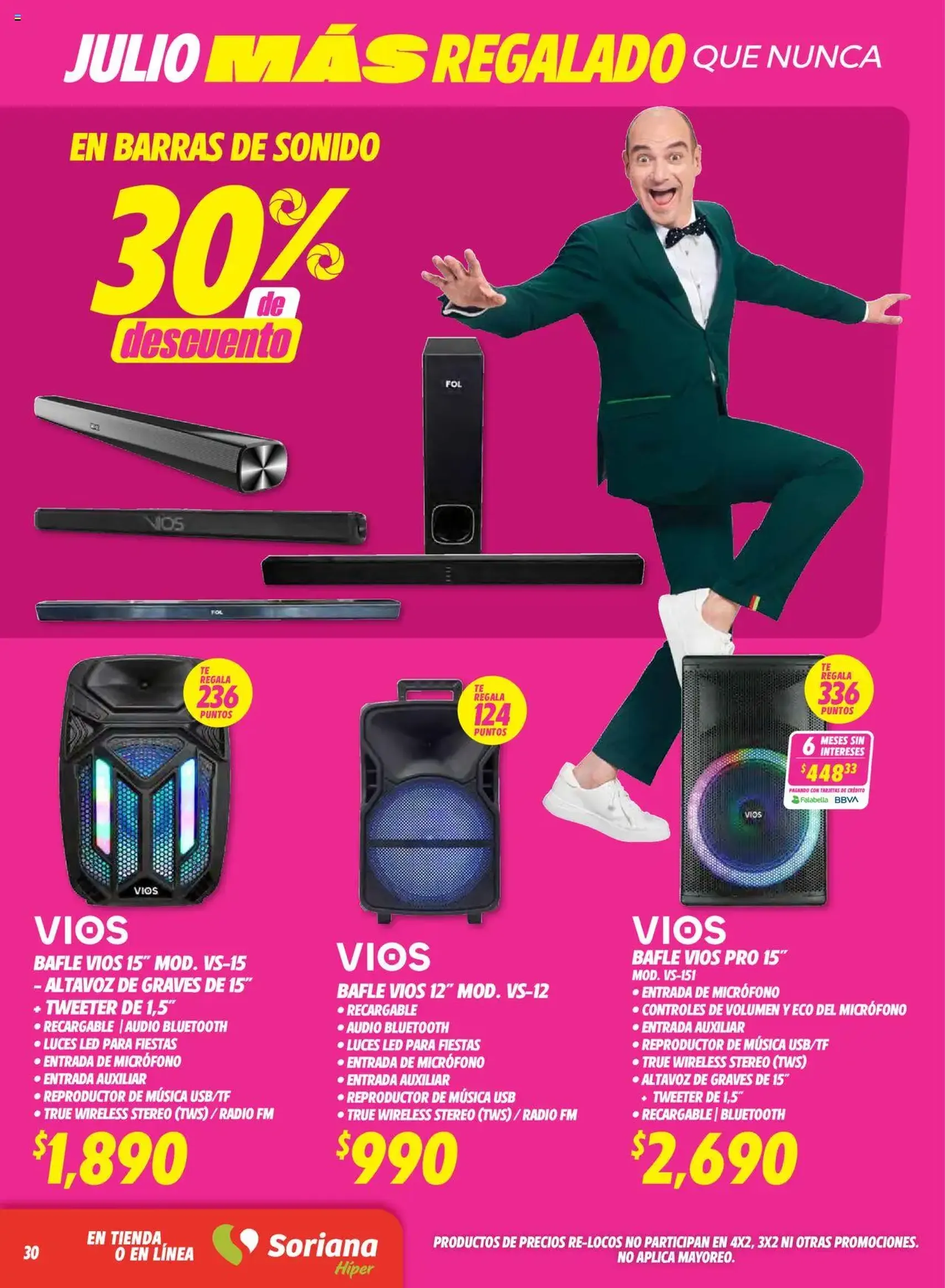 Soriana - Julio Regalado Híper Nacional - folleto válido desde 25/07/2025 página 30 de 35 Soriana - Julio Regalado Híper Nacional - folleto válido desde 25/07/2025 página 30 de 35