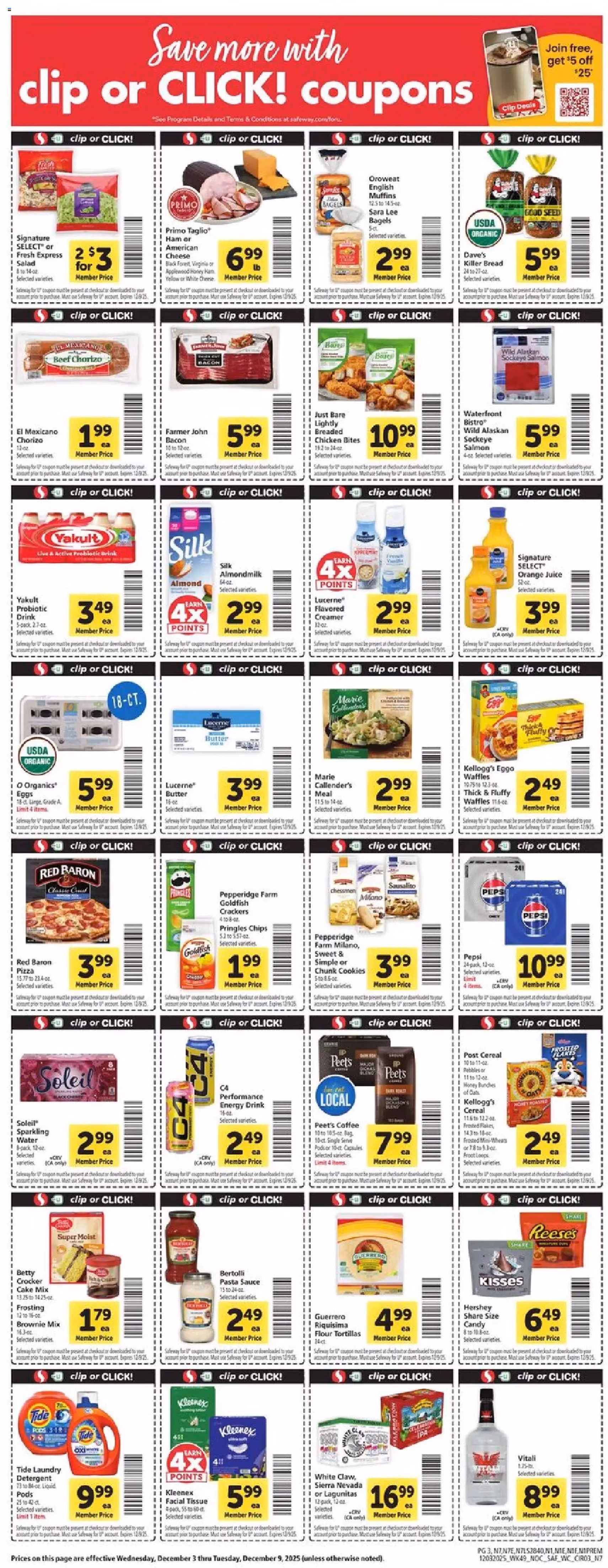 Safeway Weekly Ad - valid flyer from 12/03/2025, page 3 of 11