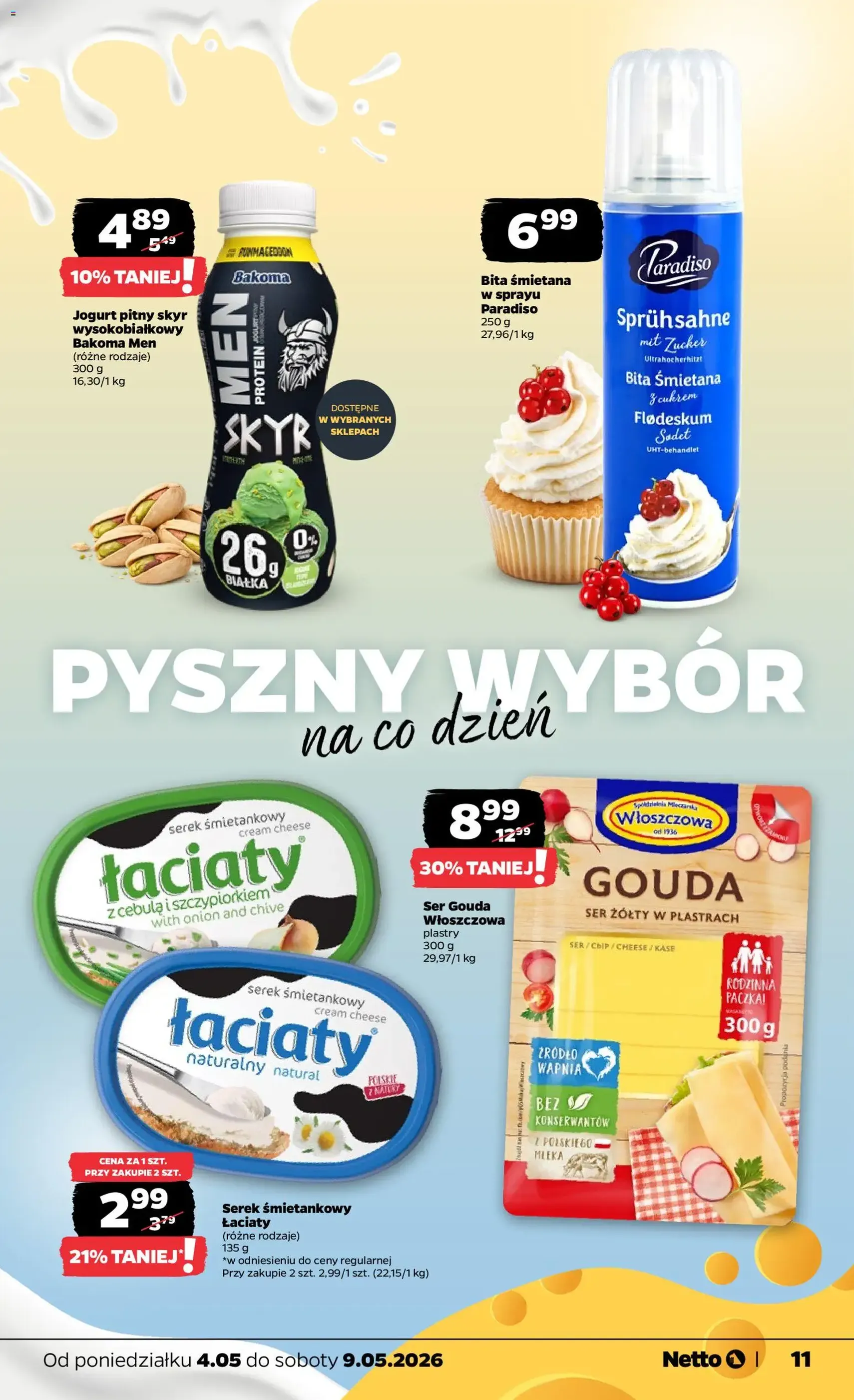 Netto gazetka od poniedziałku spożywcza - ważny gazetka od 04.05.2026 strona 11 z 31