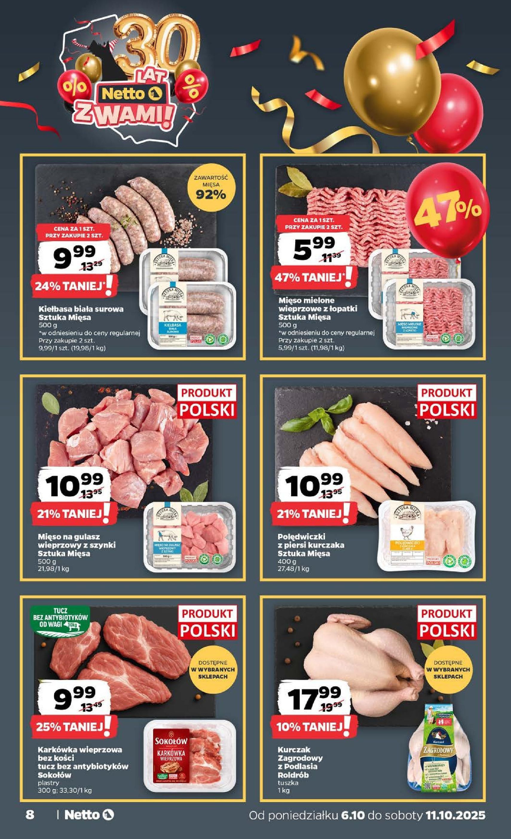 Netto gazetka - Spożywcza - ważny gazetka od 06.10.2025 strona 8 z 34