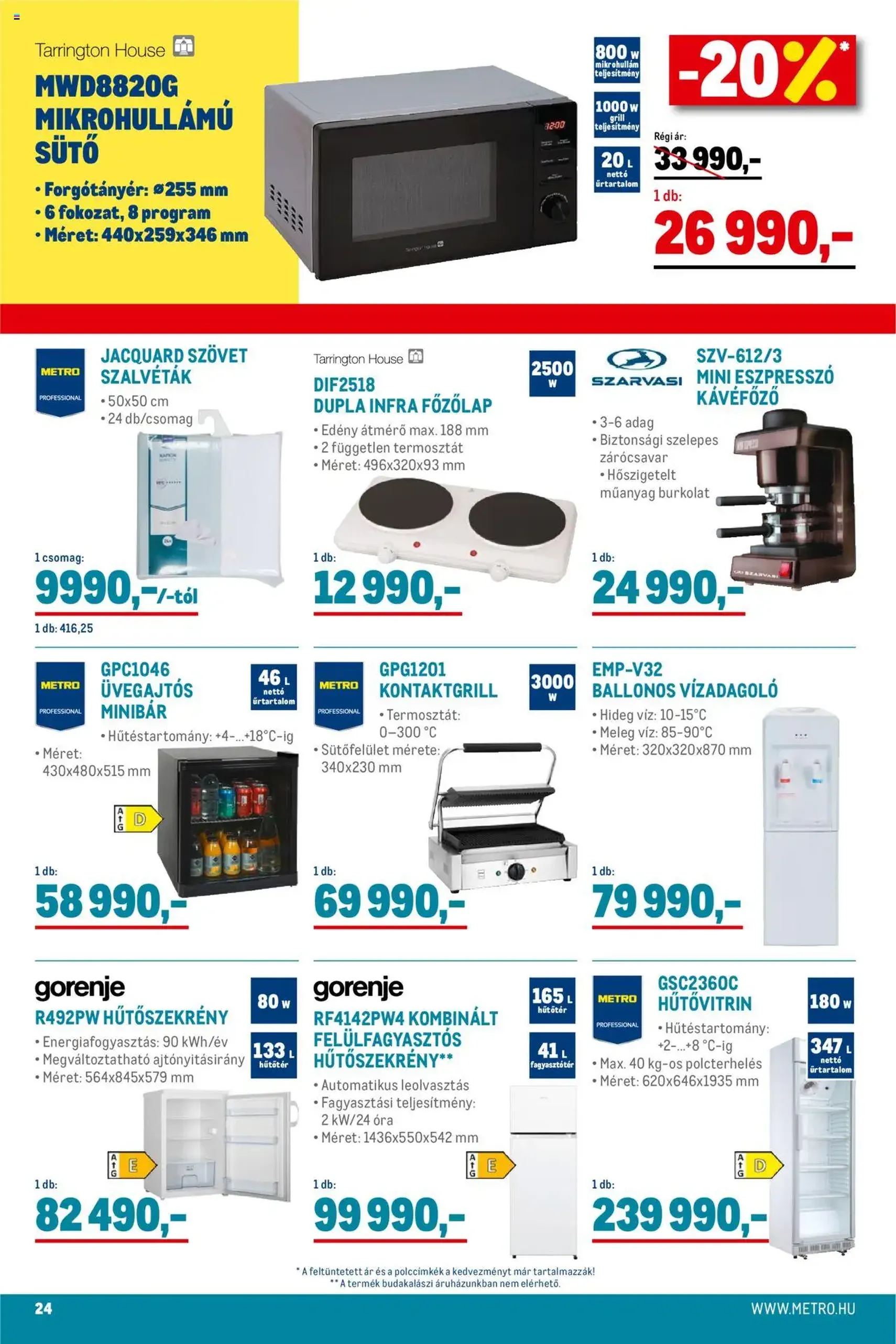 Metro - Élelmiszer és Szezonális Ajánlataink Kiskereskedőknek 2025/08 - 2025.08.01. érvényes szórólap 24 oldal 30 oldalból