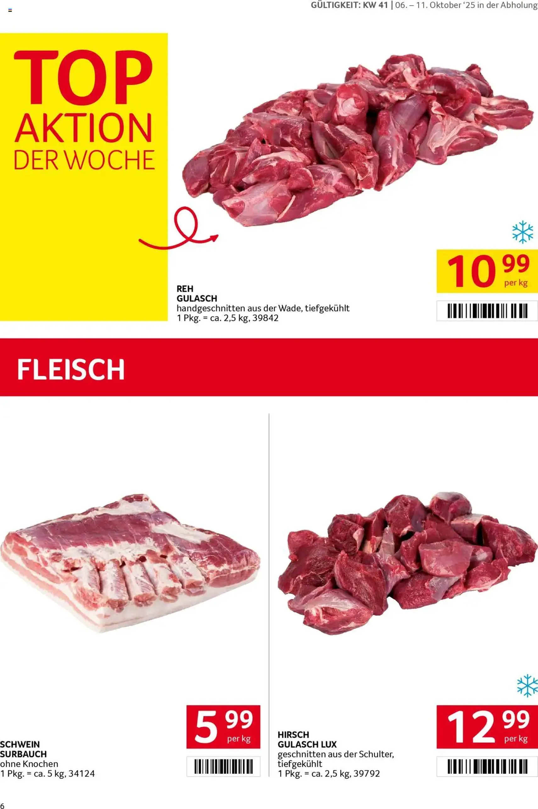 Transgourmet Flugblatt - Gültiger Prospekt ab 05.10.2025, Seite 6 von insgesamt 26