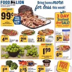 Food Lion Weekly Ad - Flyer preview valid from 02/18/2026
