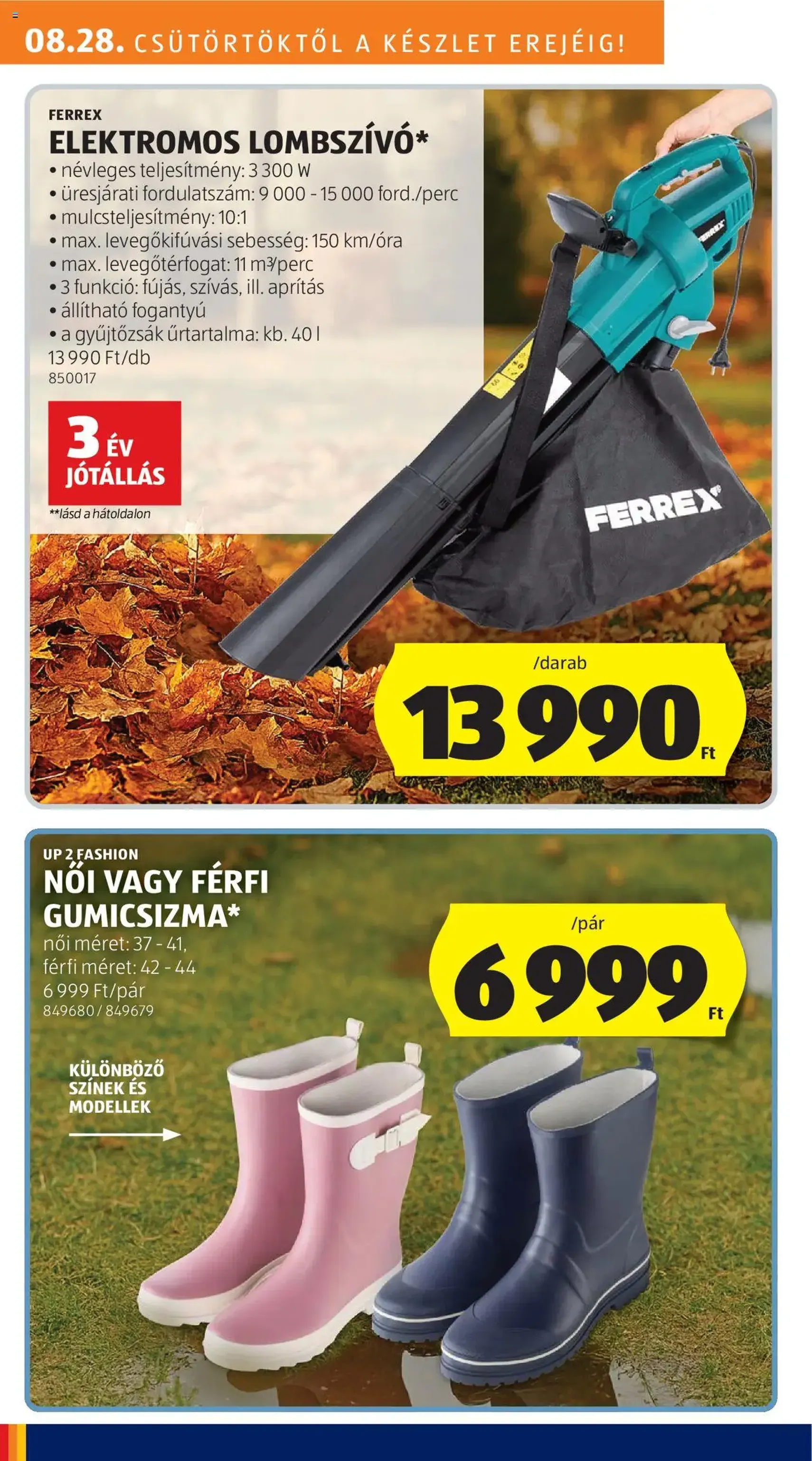 Aldi Akciós újság - 2025.08.28. érvényes szórólap 4 oldal 44 oldalból Aldi Akciós újság - 2025.08.28. érvényes szórólap 4 oldal 44 oldalból