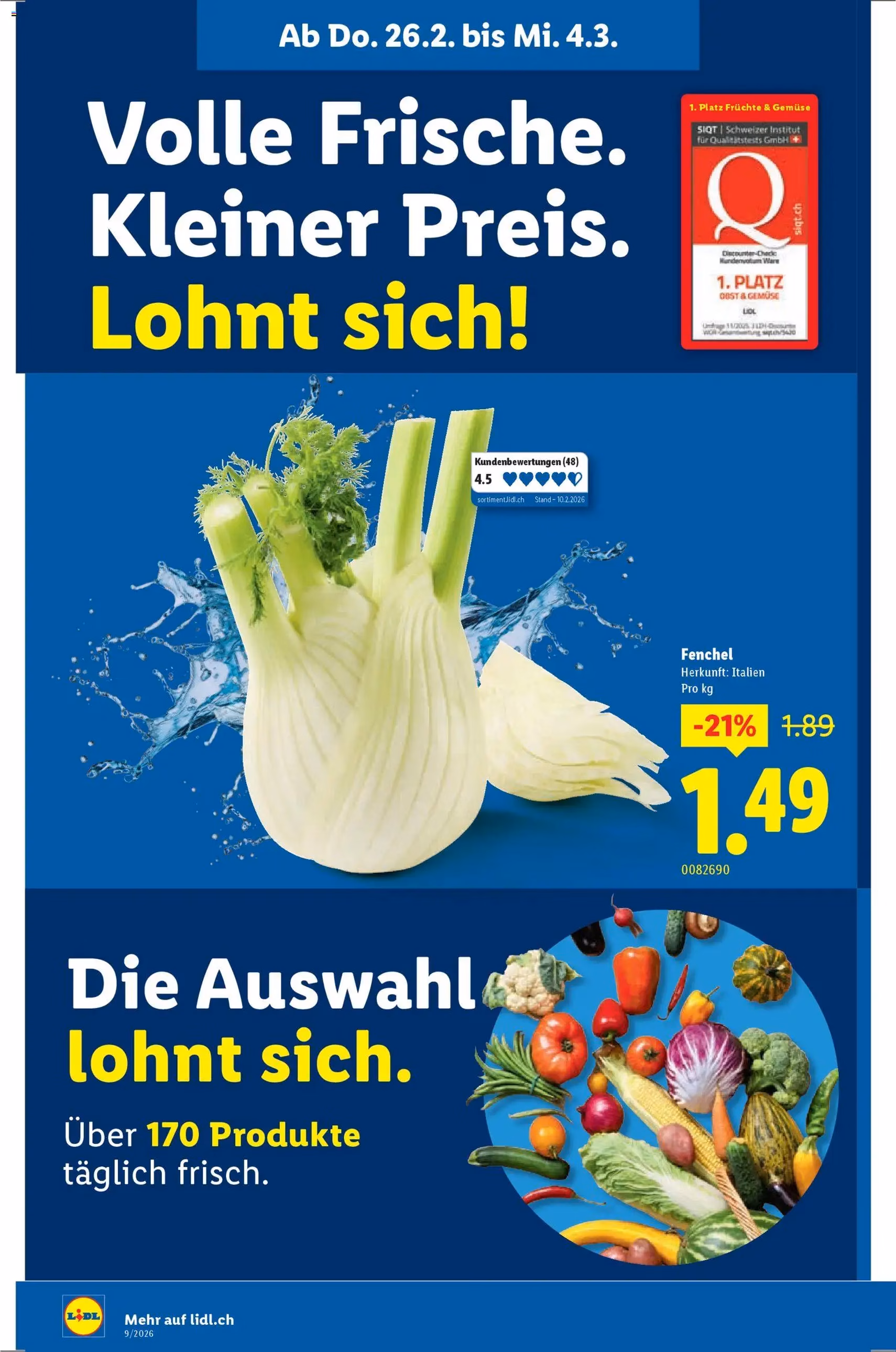 Lidl Aktionen - Gültiger Prospekt ab 26.02.2026, Seite 6 von insgesamt 42