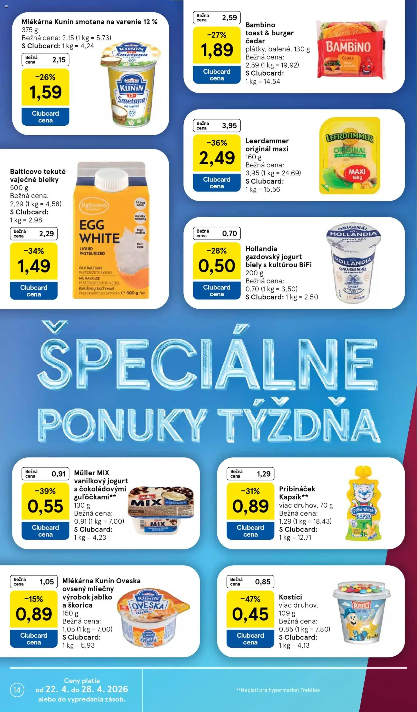 Tesco Hypermarket - leták - platný leták od 22.04.2026 strana 14 z 45