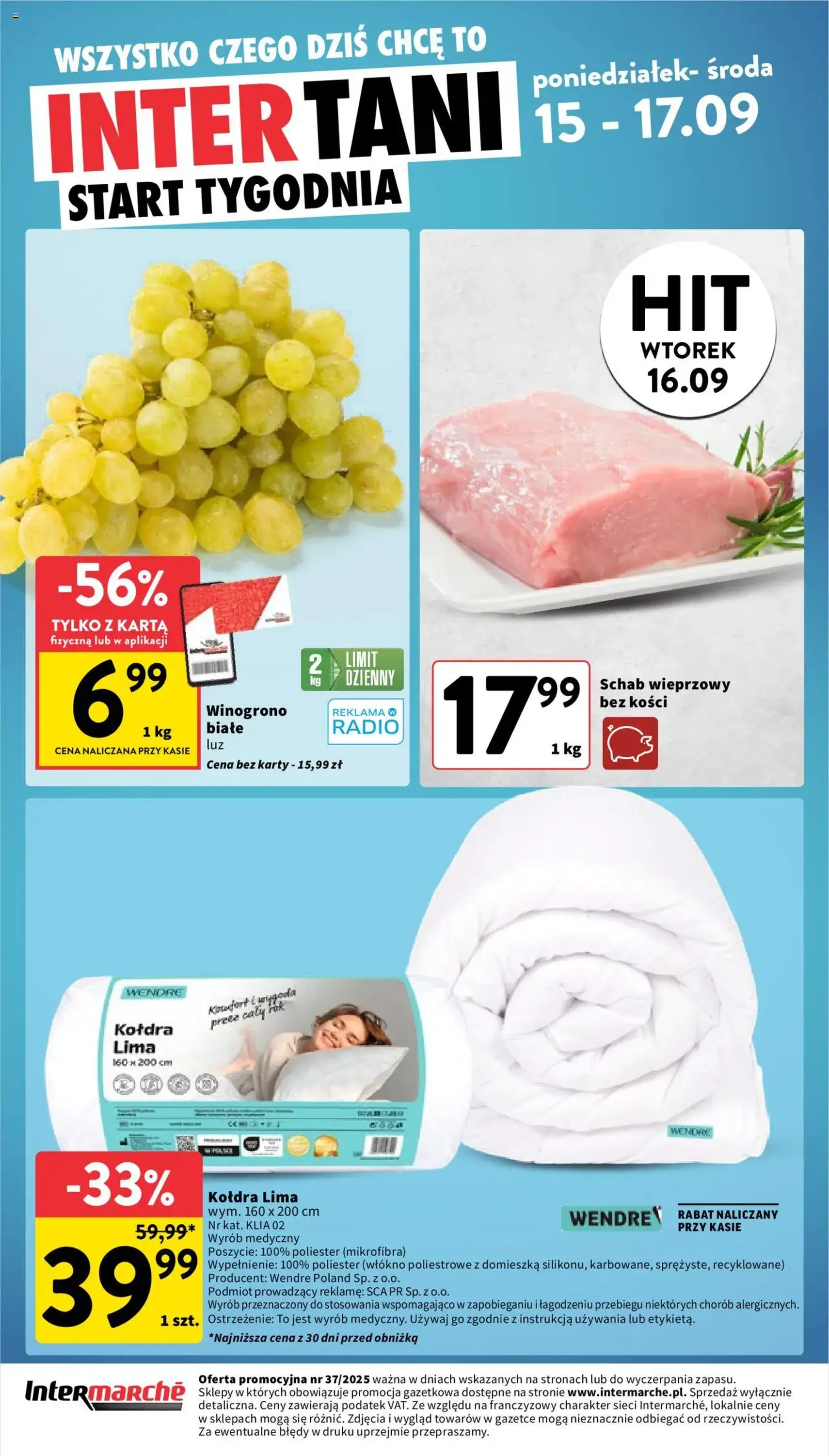 Intermarche Gazetka - ważny gazetka od 11.09.2025 strona 40 z 40 Intermarche Gazetka - ważny gazetka od 11.09.2025 strona 40 z 40