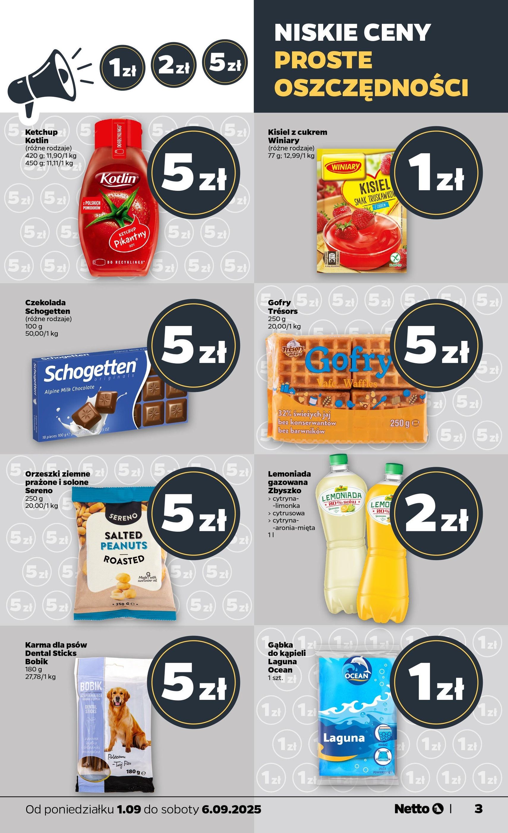 Netto gazetka - Spożywcza - ważny gazetka od 01.09.2025 strona 3 z 31 Netto gazetka - Spożywcza - ważny gazetka od 01.09.2025 strona 3 z 31