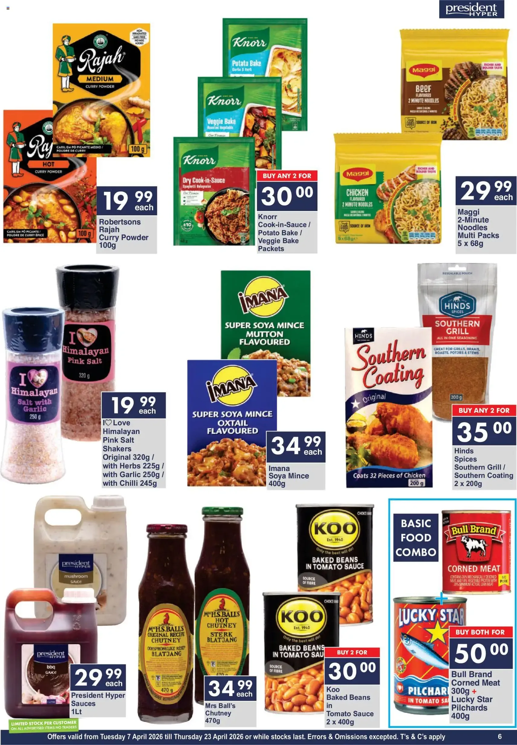 President Hyper - Hot Deals - valid flyer from 07/04/2026, page 6 of 9