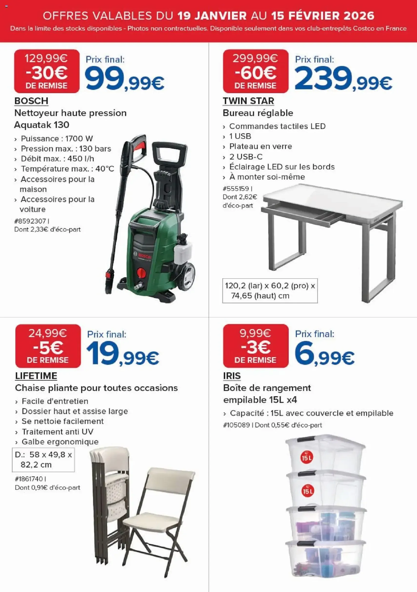 Costco catalogue - brochure valable à partir du 19/01/2026, page 17 sur 20