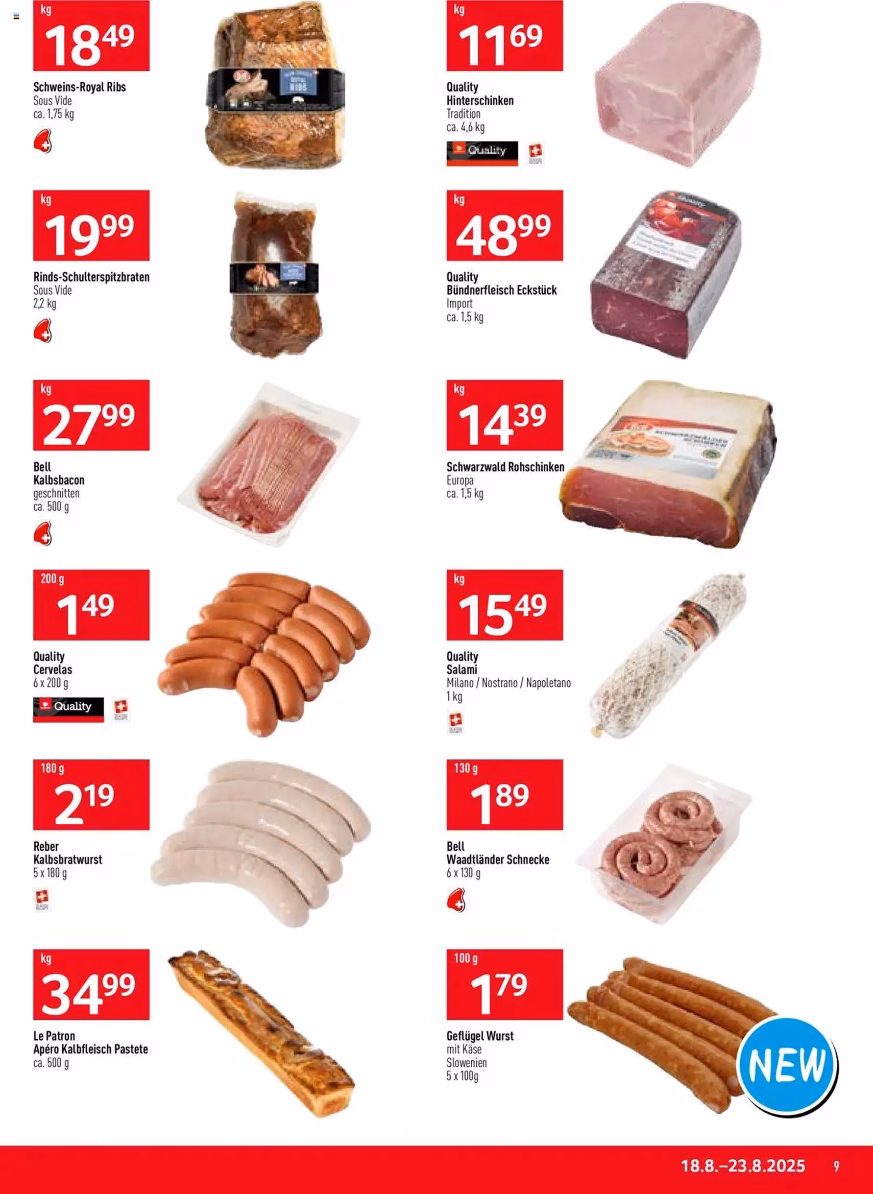 Prodega Aktionen - Gültiger Prospekt ab 18.08.2025, Seite 9 von insgesamt 40 Prodega Aktionen - Gültiger Prospekt ab 18.08.2025, Seite 9 von insgesamt 40