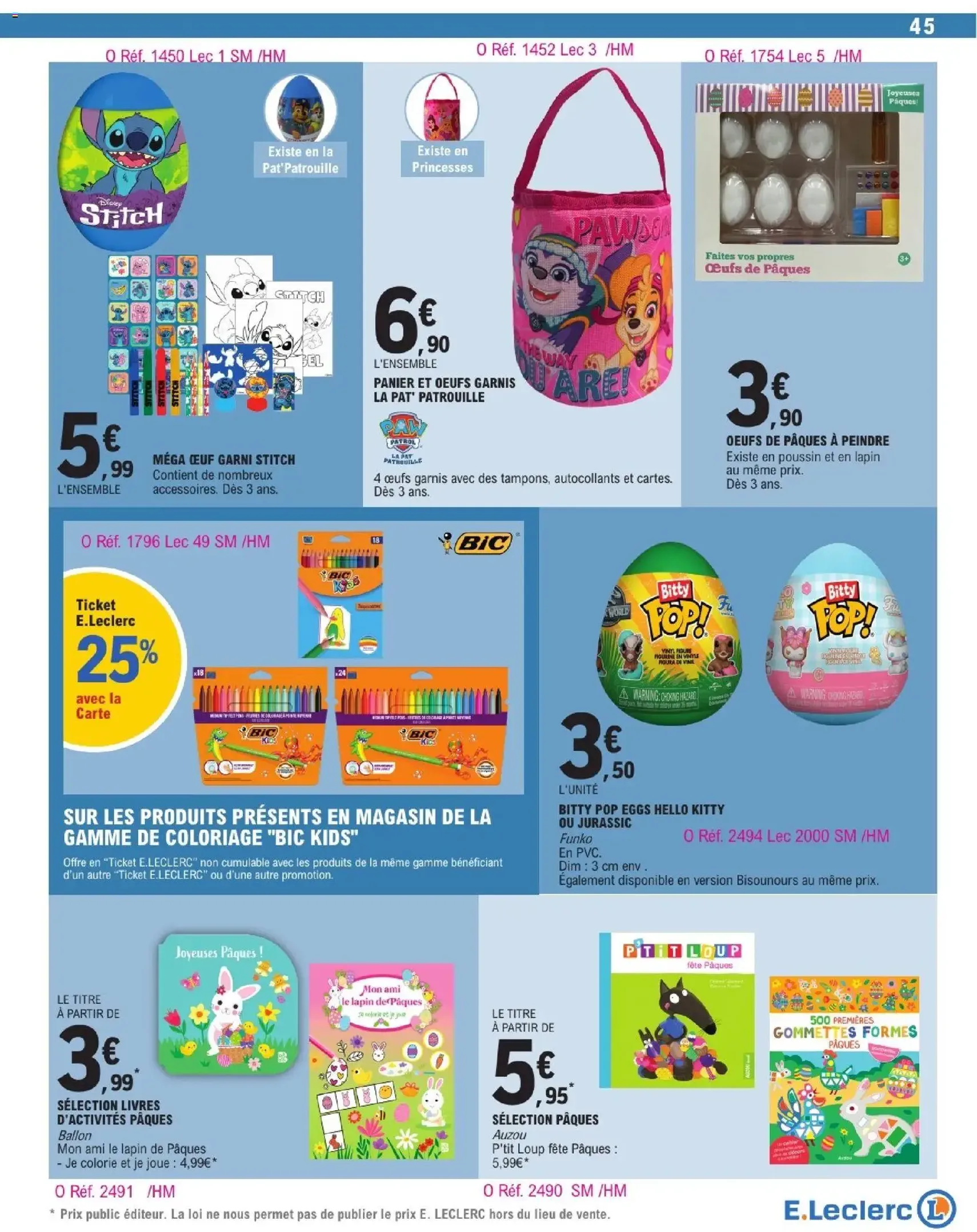 E.Leclerc catalogue de la semaine 13 - brochure valable à partir du 24/03/2026, page 45 sur 63