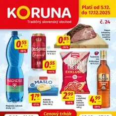 Koruna leták - náhľad letáku platný od 05.12.2025