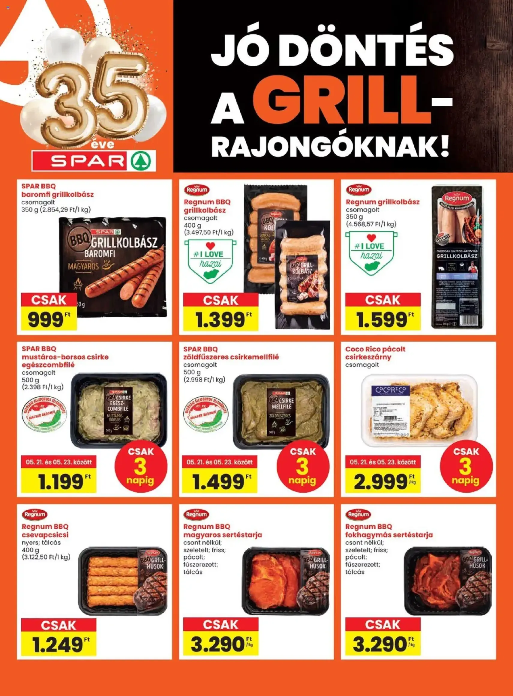 Spar akciós újság - 2026.05.21. érvényes szórólap 4 oldal 48 oldalból