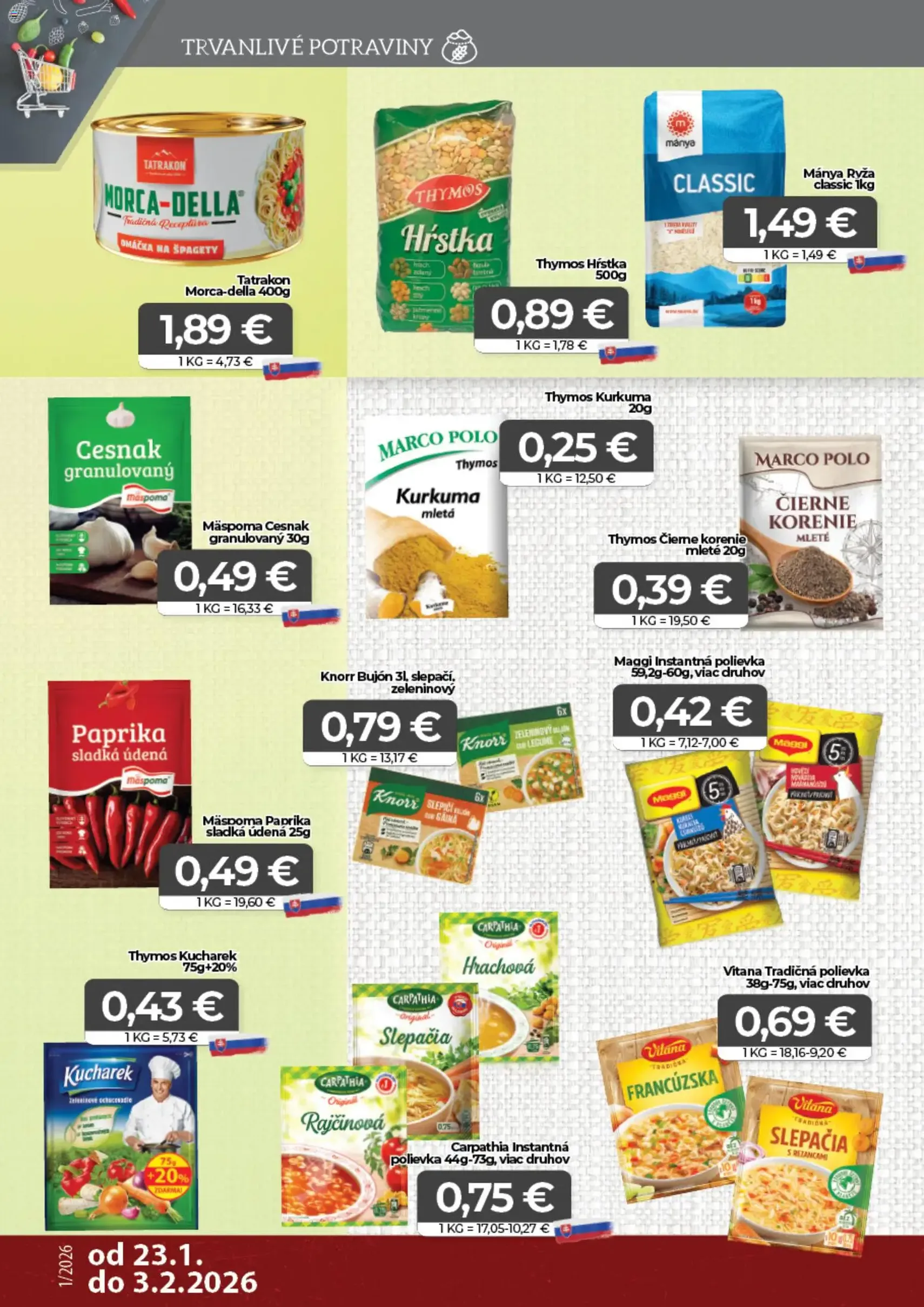 CBA Komfos leták - platný leták od 23.01.2026 strana 7 z 16