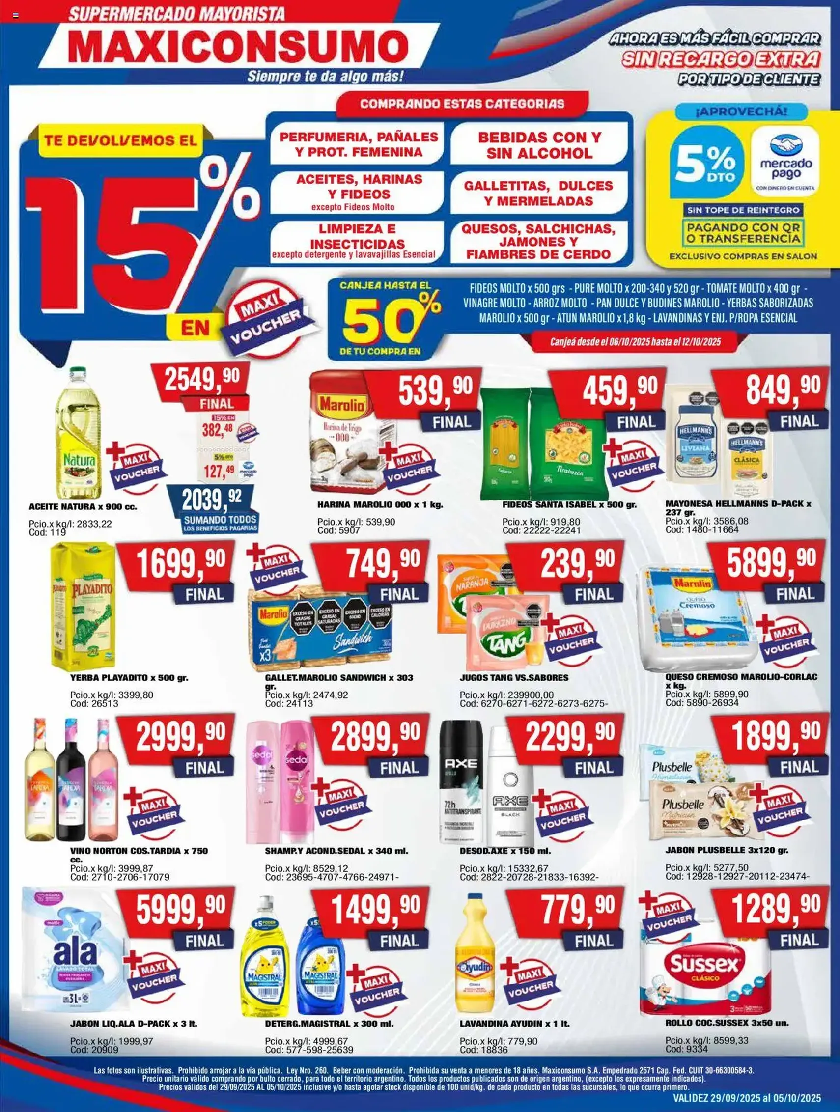 Maxiconsumo ofertas - folleto válido desde 06/10/2025 página 1 de 33 Maxiconsumo ofertas - folleto válido desde 06/10/2025 página 1 de 33