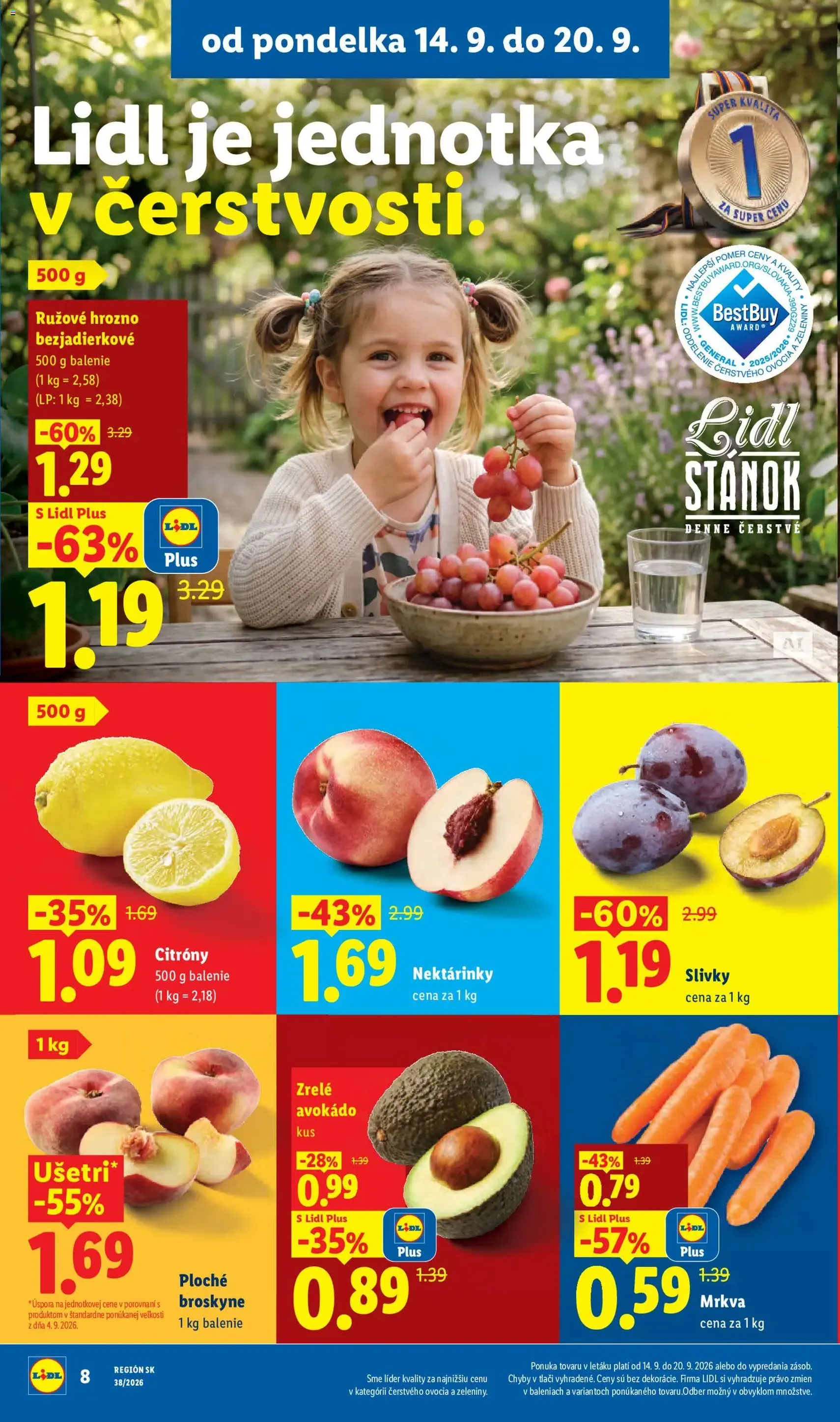Lidl leták - platný leták od 14.09.2026 strana 14 z 105