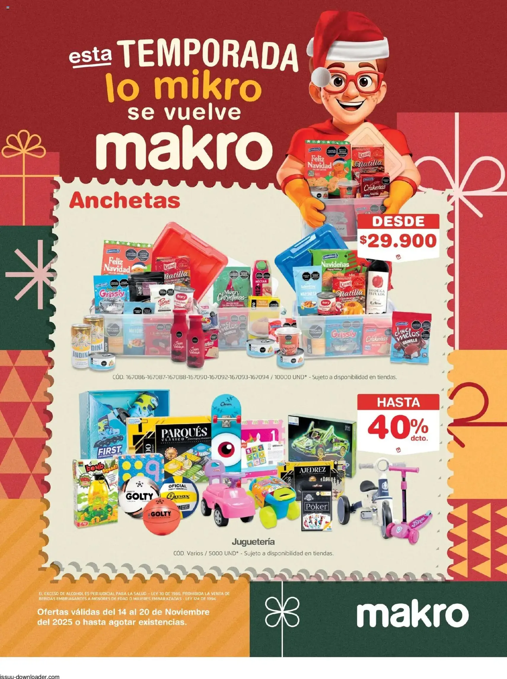 Makro - Ofertas Temporada - folleto válido desde 14/11/2025 página 1 de 2