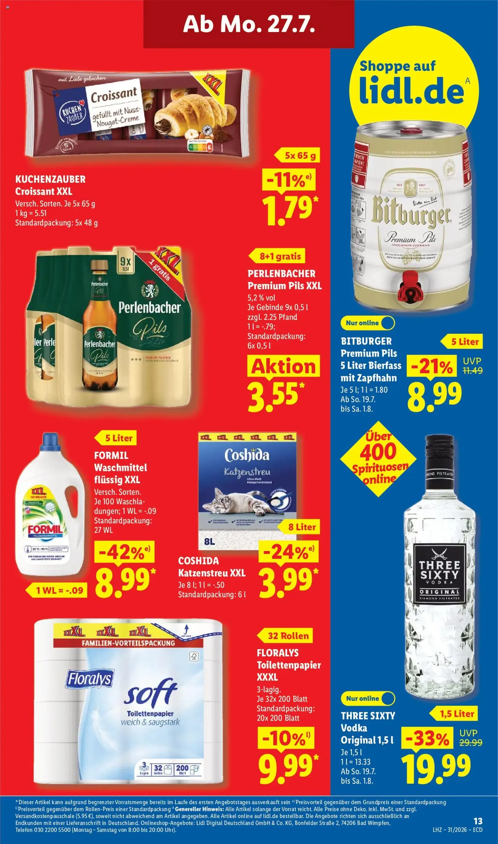 Lidl Prospekt - Gültiger Prospekt ab 27.07.2026, Seite 23 von insgesamt 69