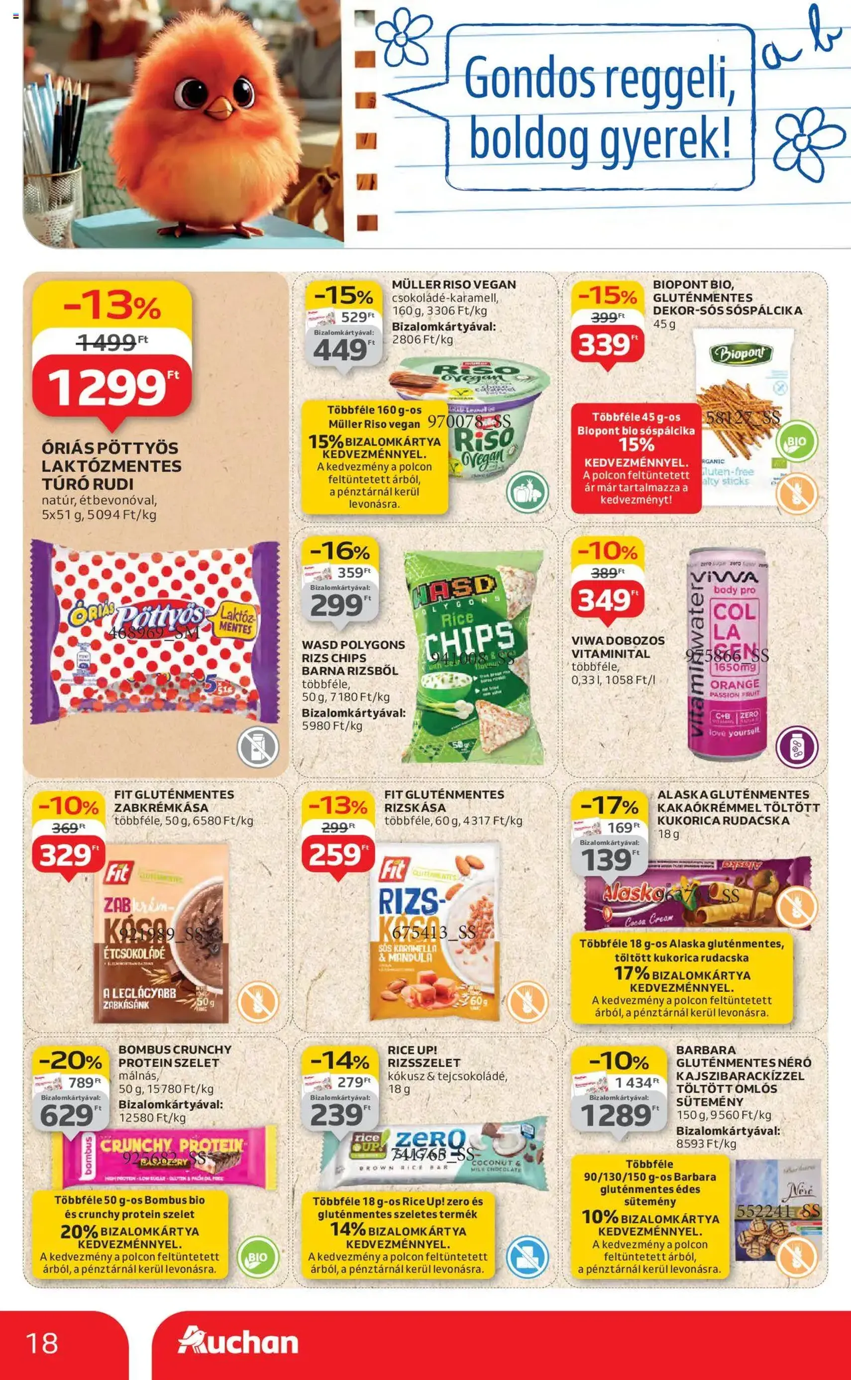 Auchan Akciós újság - 2025.08.14. érvényes szórólap 18 oldal 54 oldalból Auchan Akciós újság - 2025.08.14. érvényes szórólap 18 oldal 54 oldalból