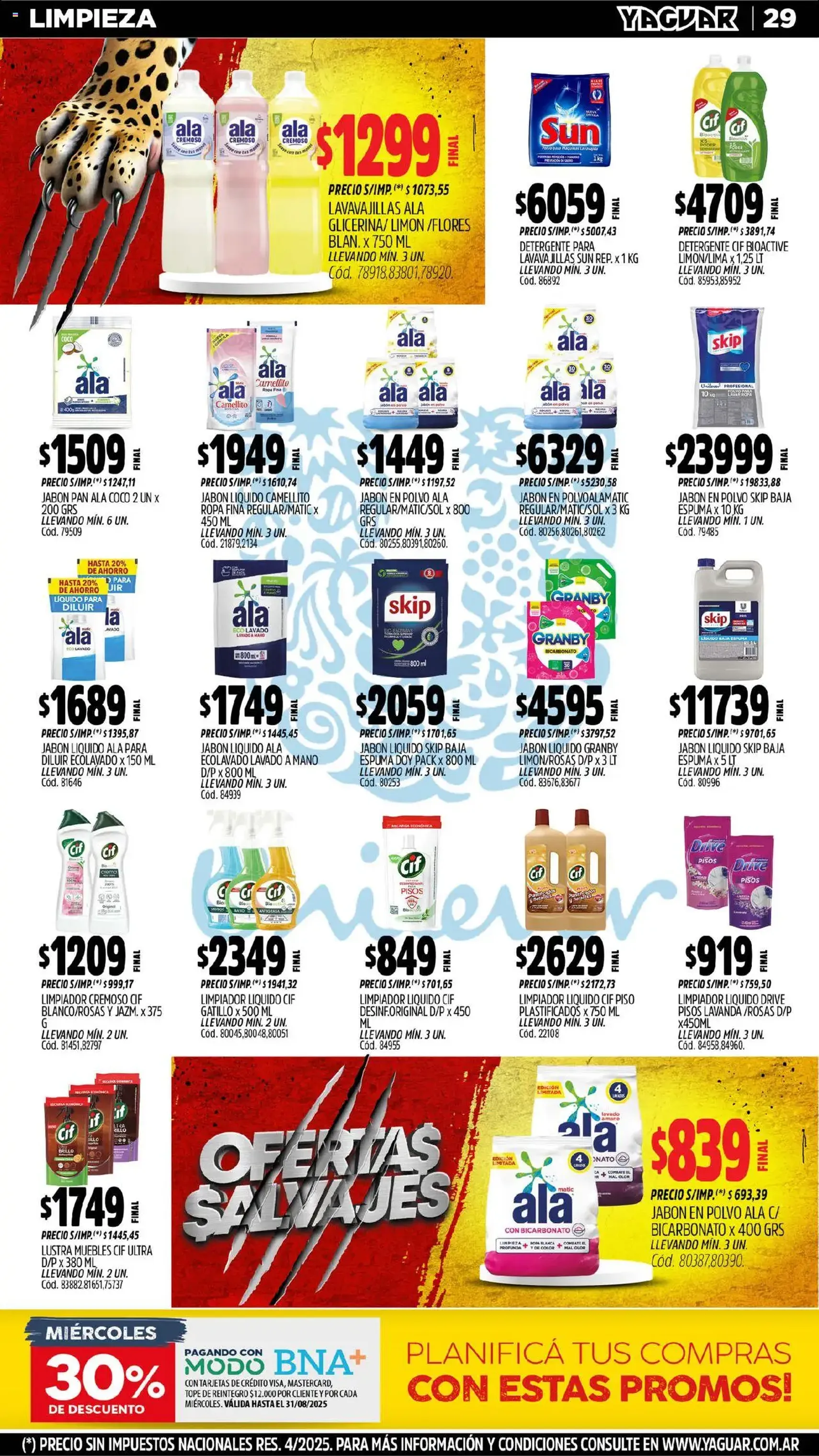 Yaguar catálogo - folleto válido desde 04/08/2025 página 30 de 45