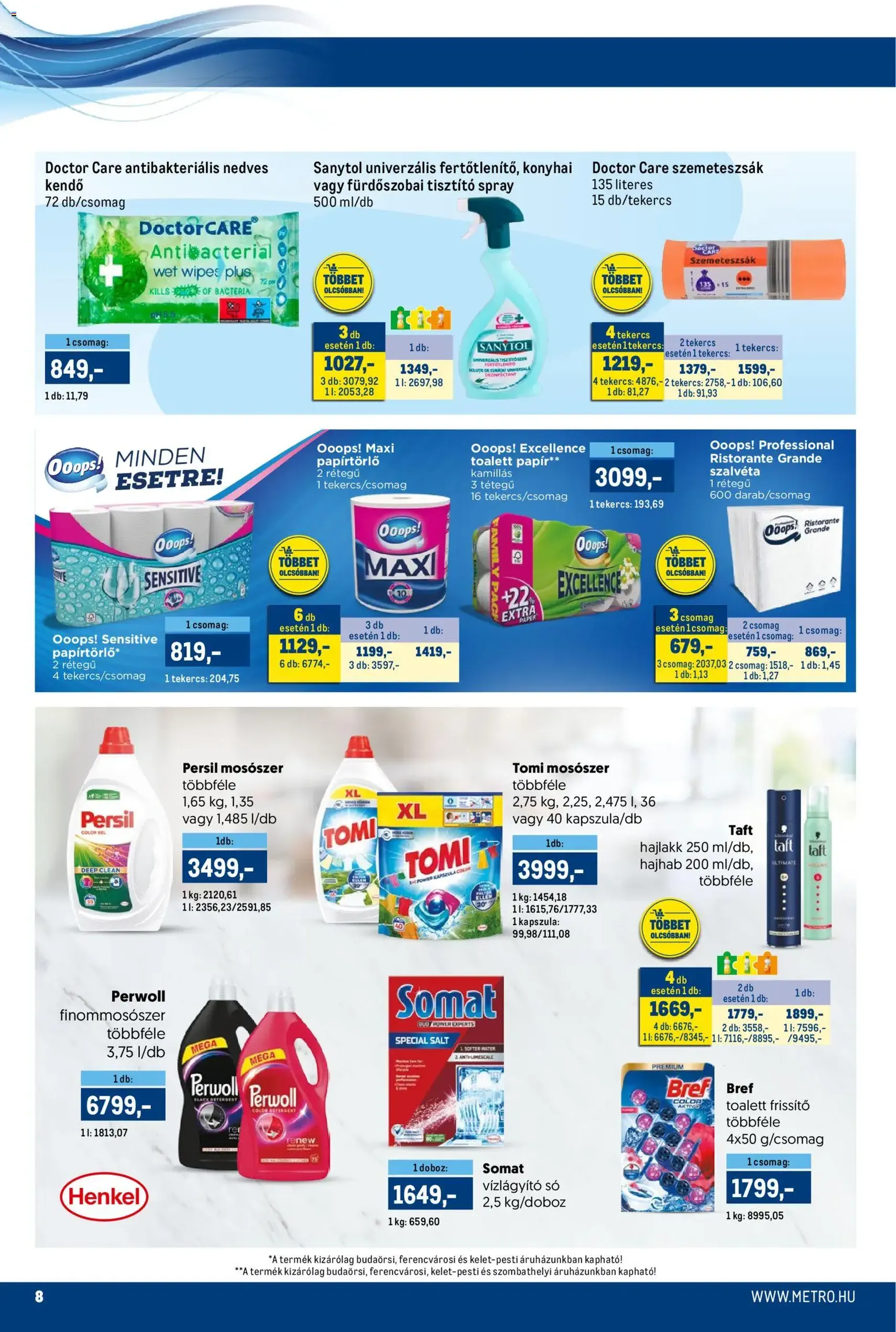 Metro Akciós újság - 2026.01.16. érvényes szórólap 8 oldal 10 oldalból