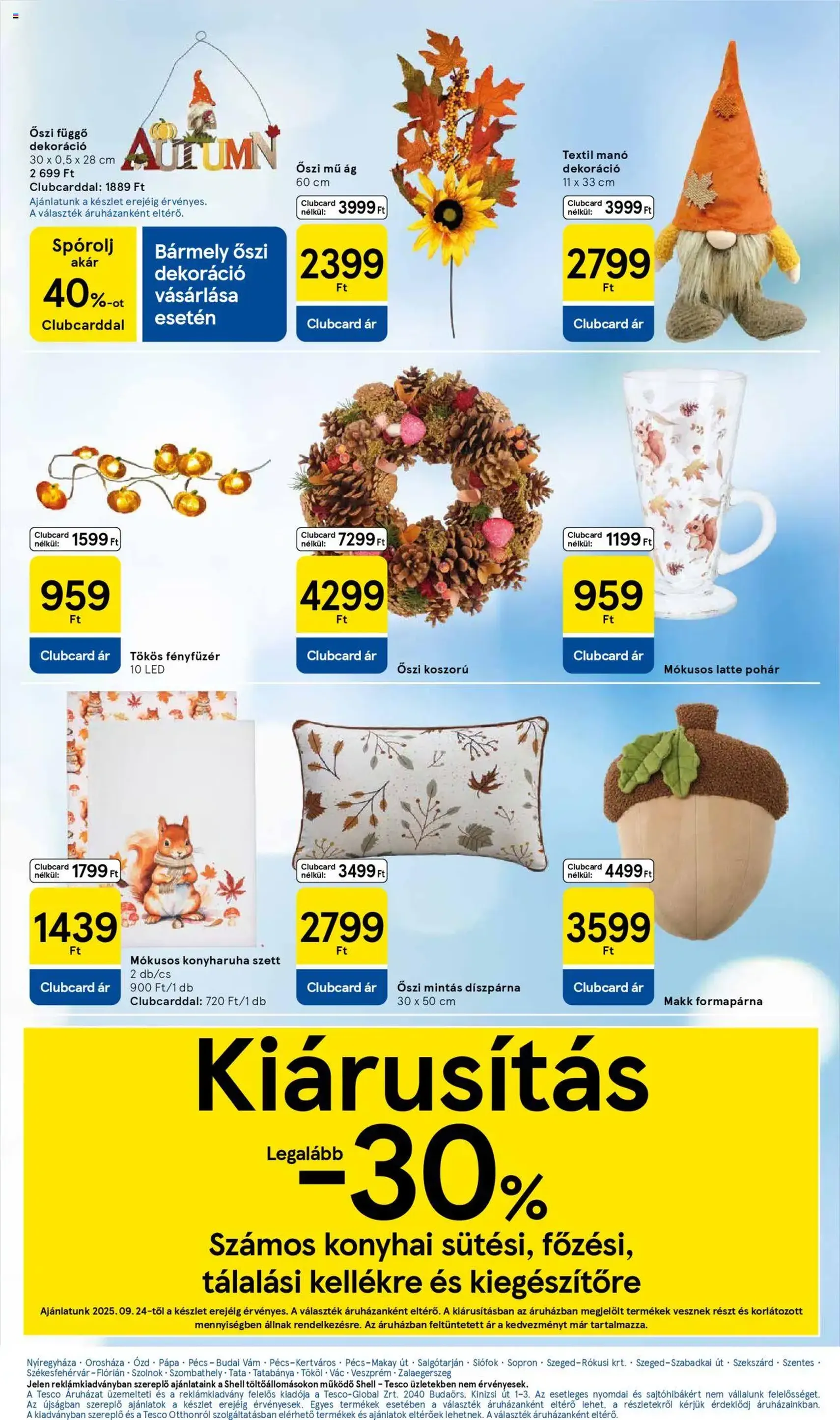 Tesco Hipermarket - Akciós újság - 2025.09.25. érvényes szórólap 31 oldal 32 oldalból