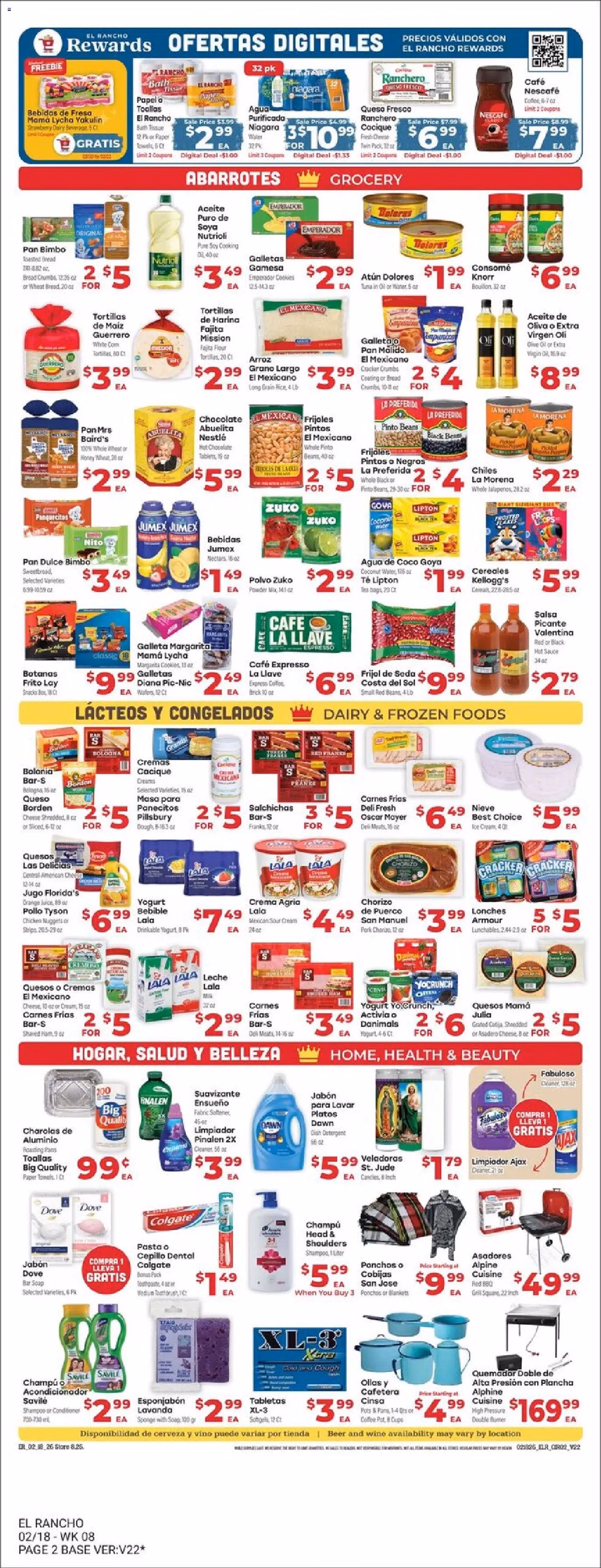 El Rancho Weekly Ad - valid flyer from 02/18/2026, page 2 of 4
