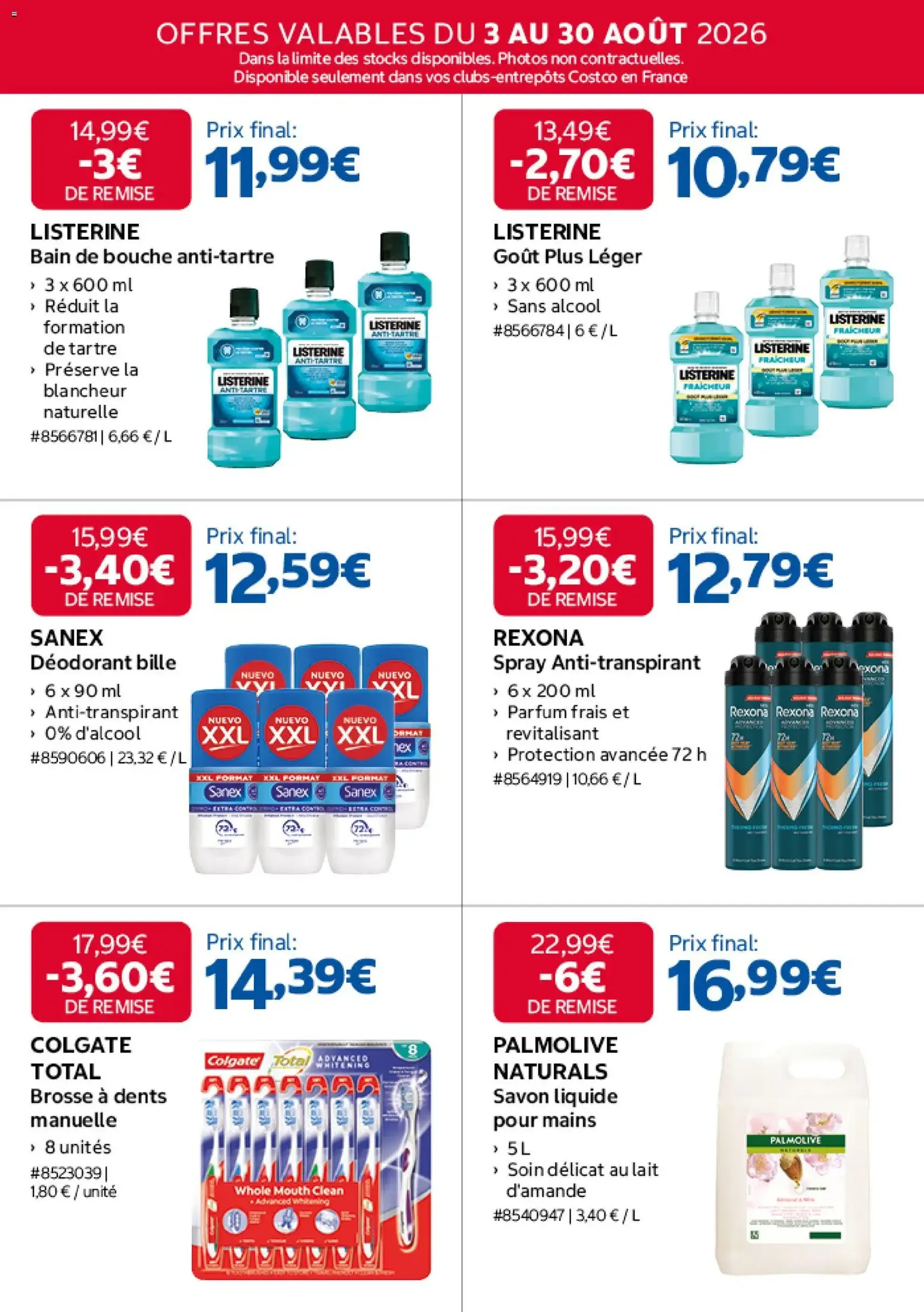 Costco catalogue - brochure valable à partir du 03/08/2026, page 6 sur 20
